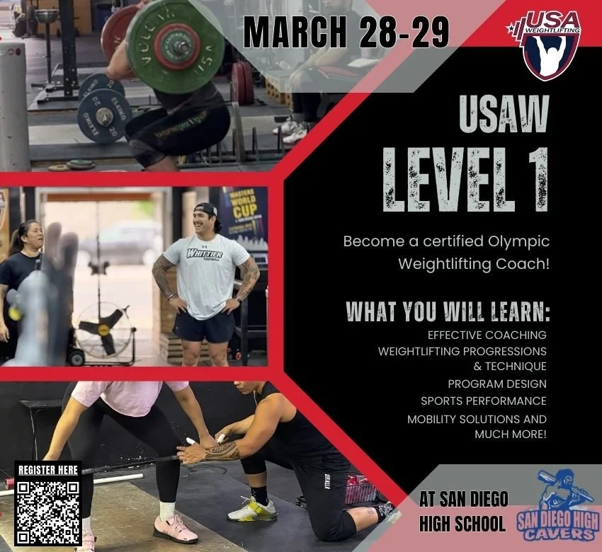 USA Weightlifting’s Level 1 Course