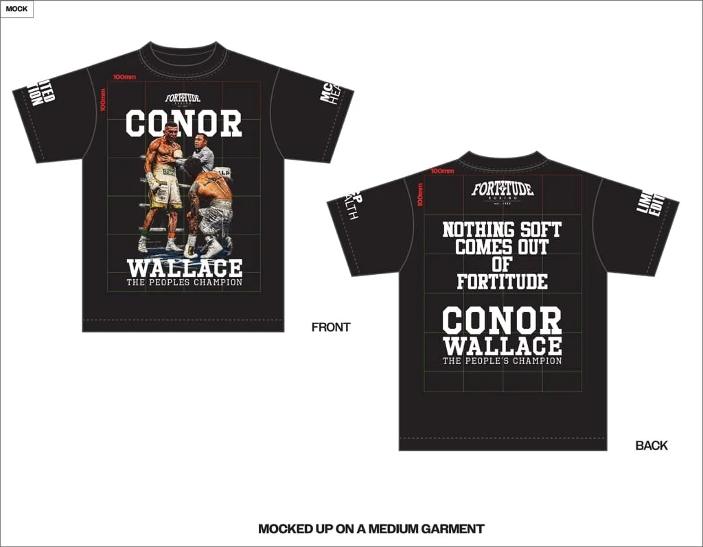 Conor Wallace “The People’s Champion” Limited Edition Tee | $65