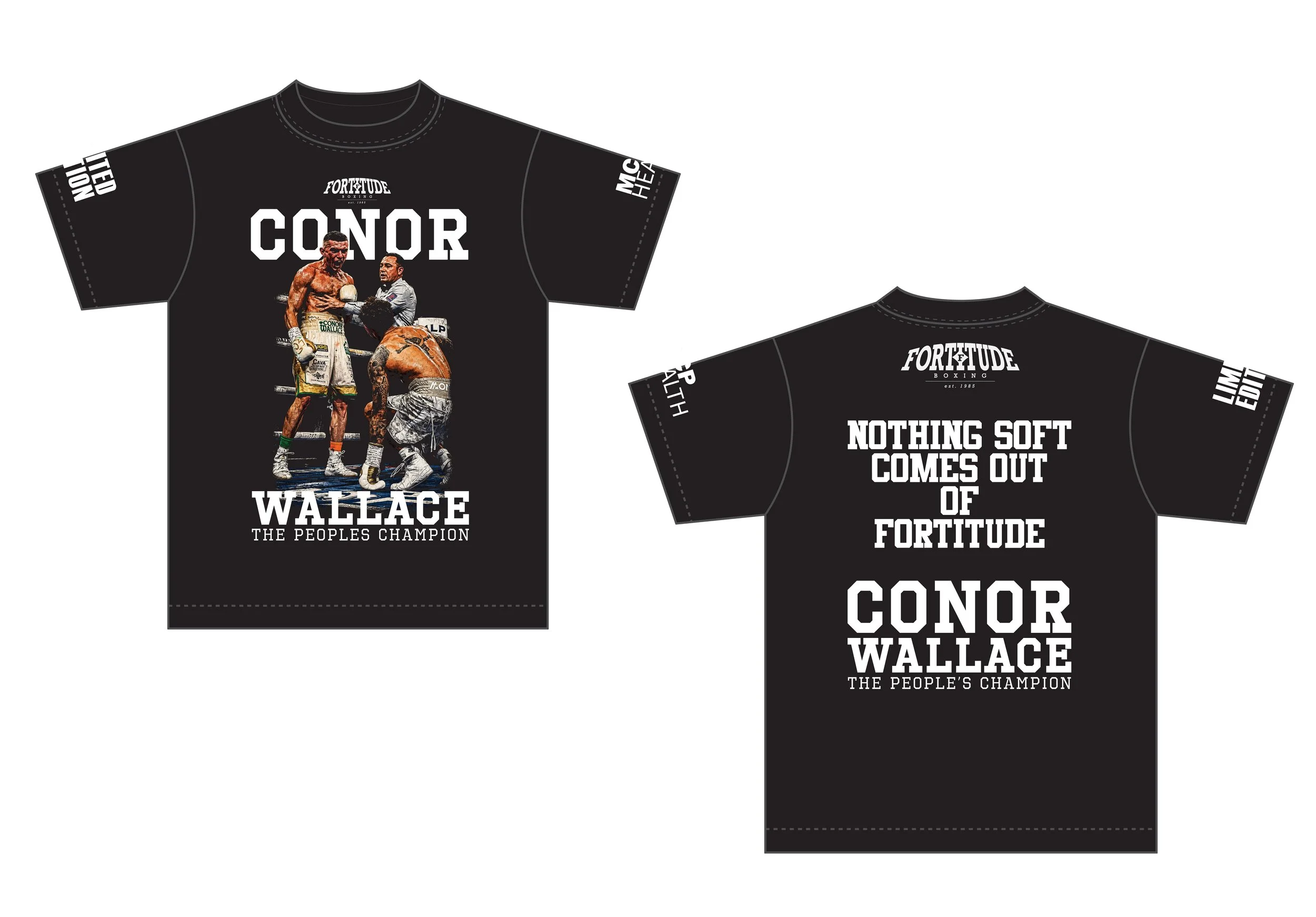 Conor Wallace “The People’s Champion” Limited Edition Tee | $65