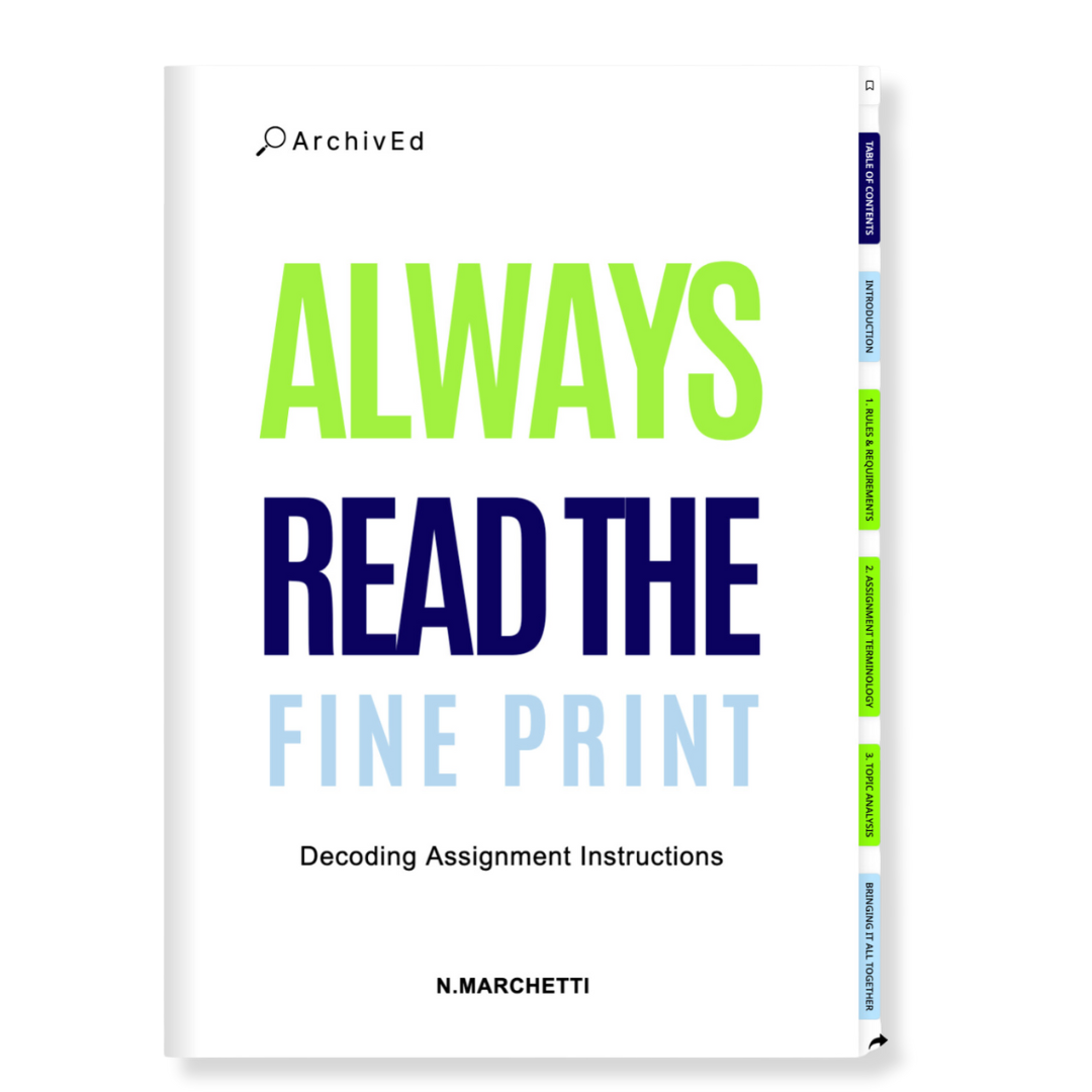 Always Read The Fine Print (PDF Version) — ArchivEd