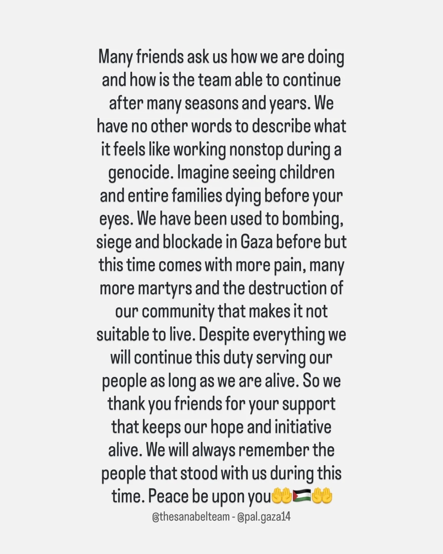 Despite everything our team is still alive and will continue this work, Inshallah🤲