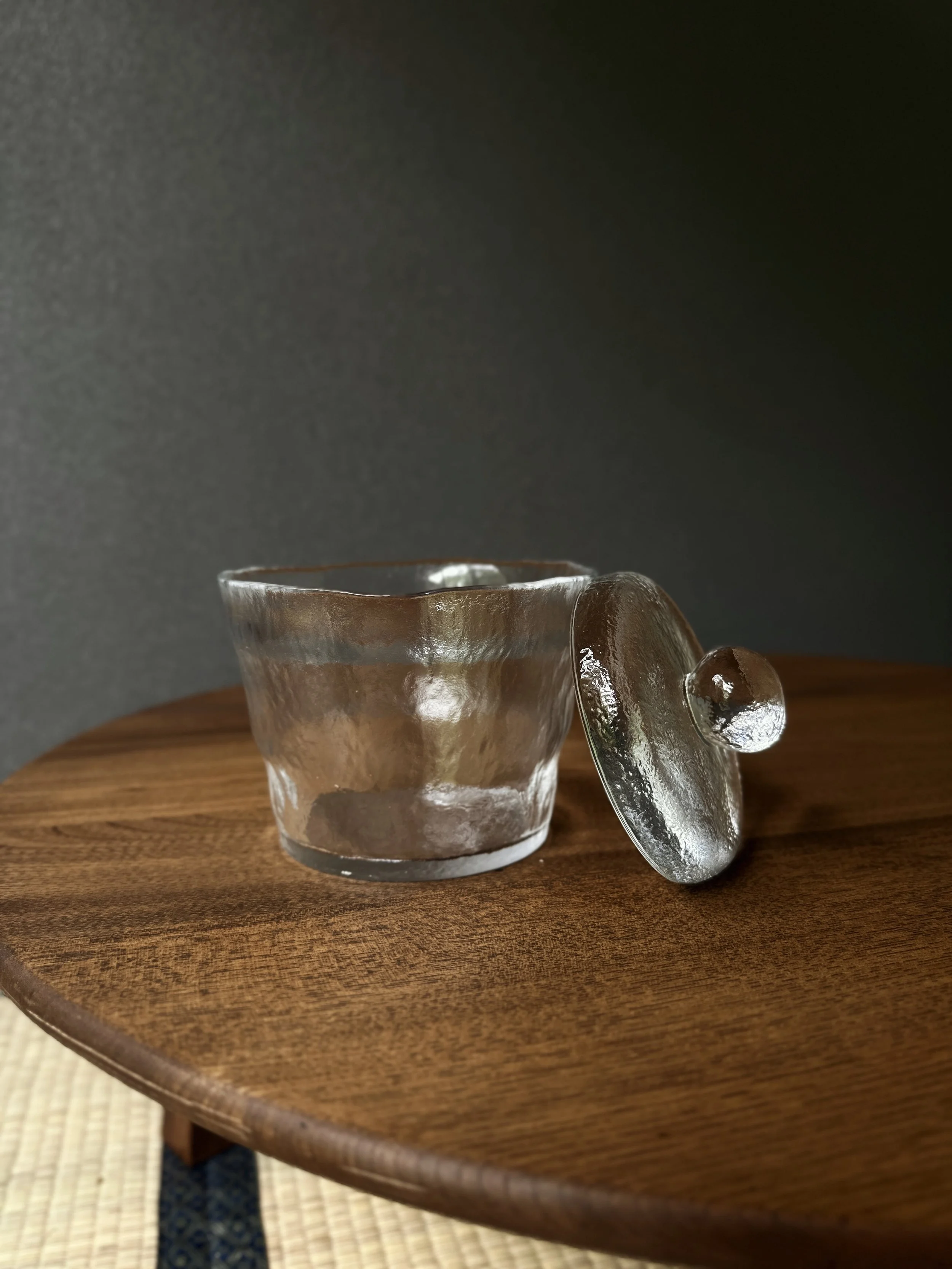 GLASS PICKLE CROCK