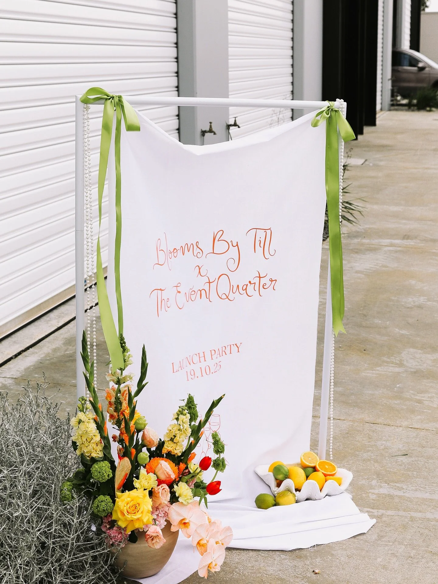 @blooms_bytill and I are so thankful for an amazing Launch Event and so grateful already for our first bookings! 🍋💐