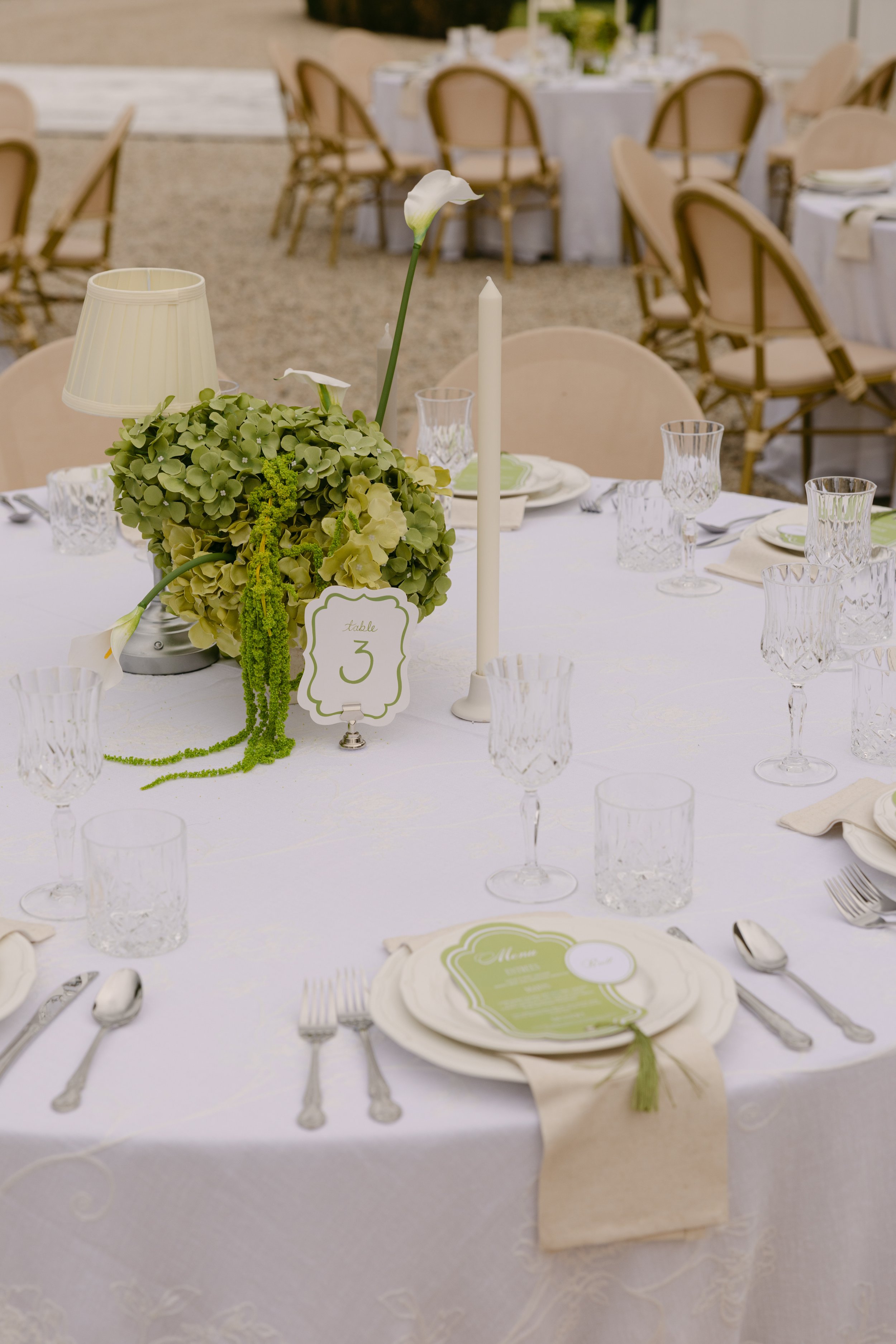 White Taper Candles