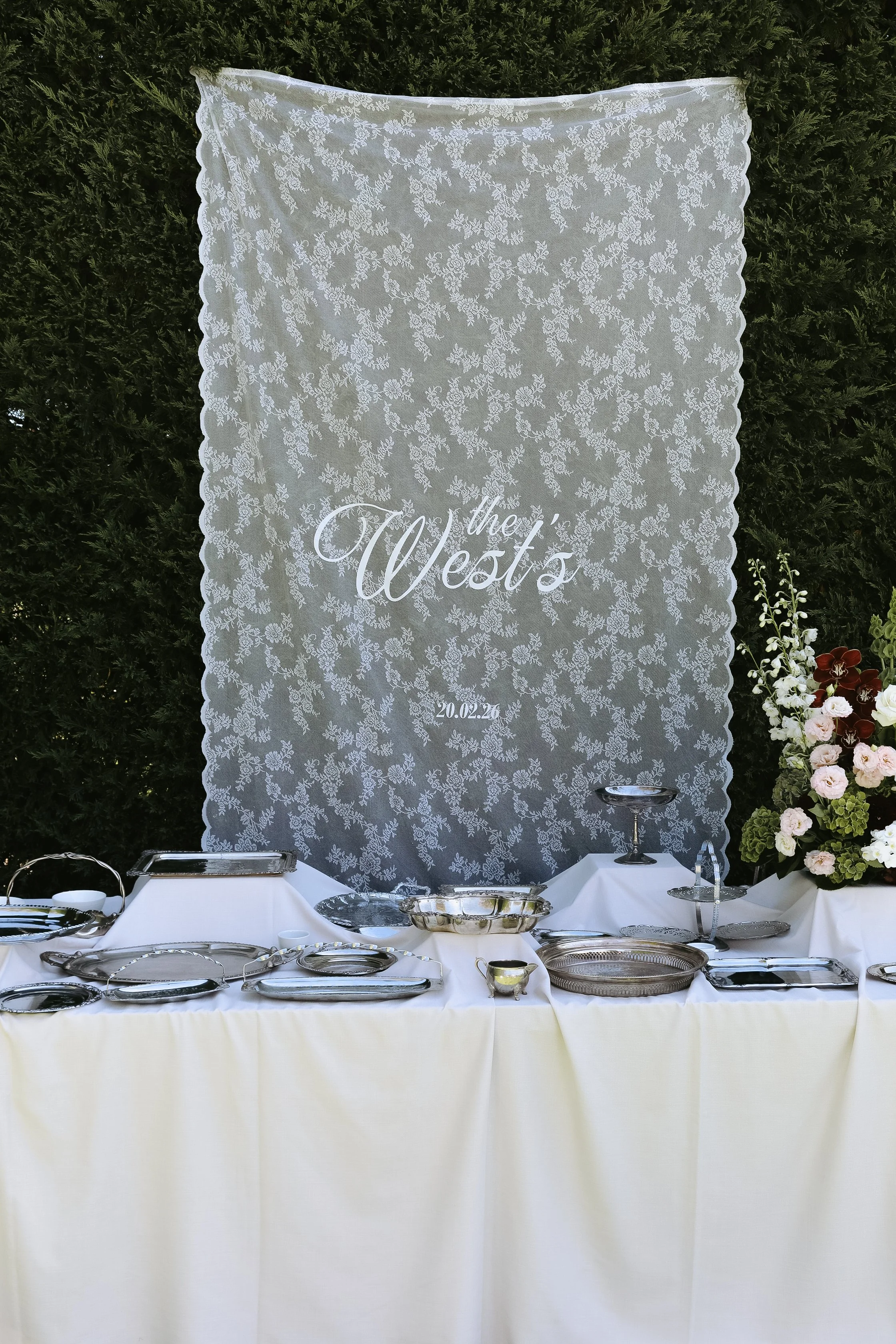 Personalised Lace Signage
