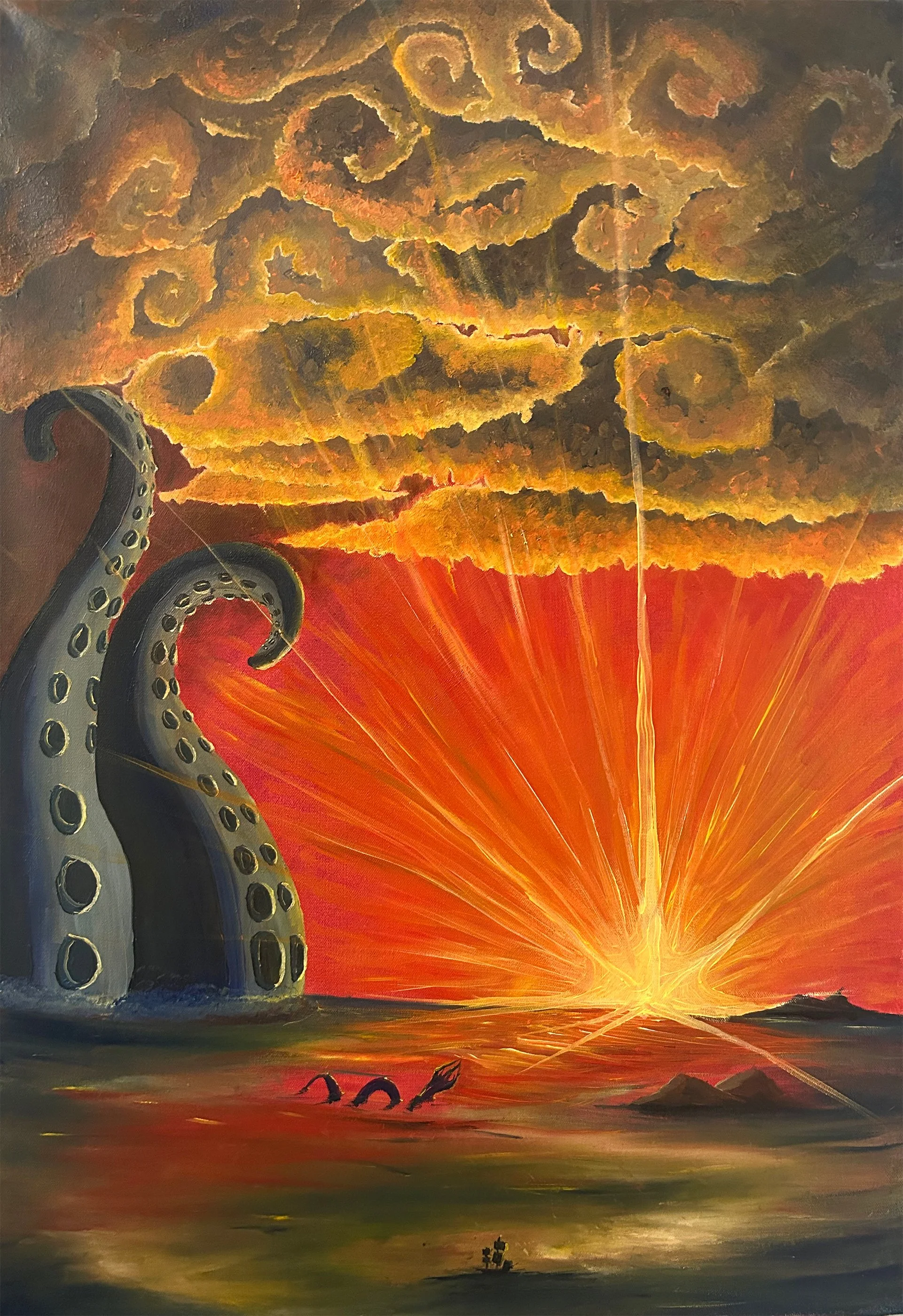 'First Sea' - Oil Painting