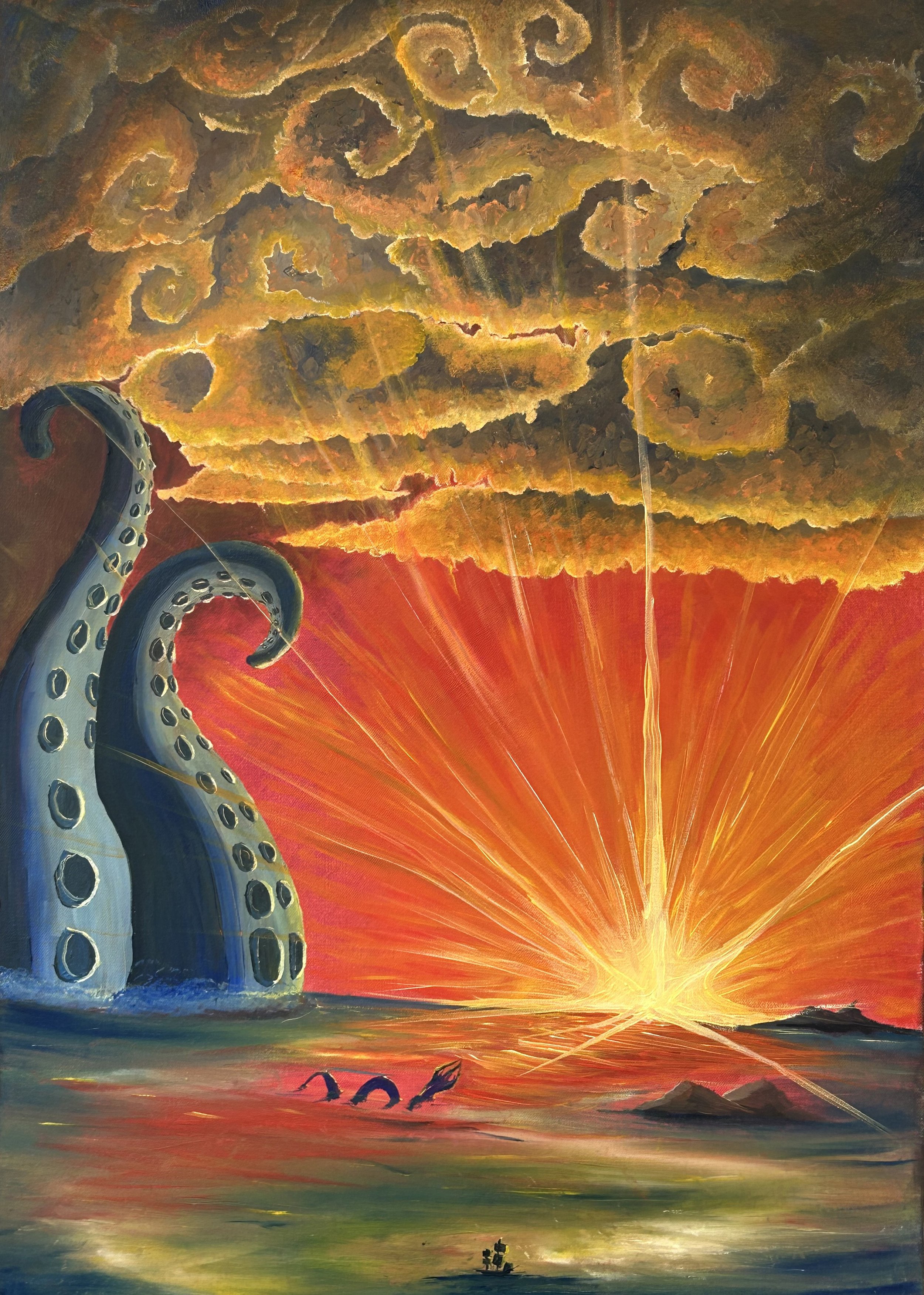 Datura #1 - Oil Painting