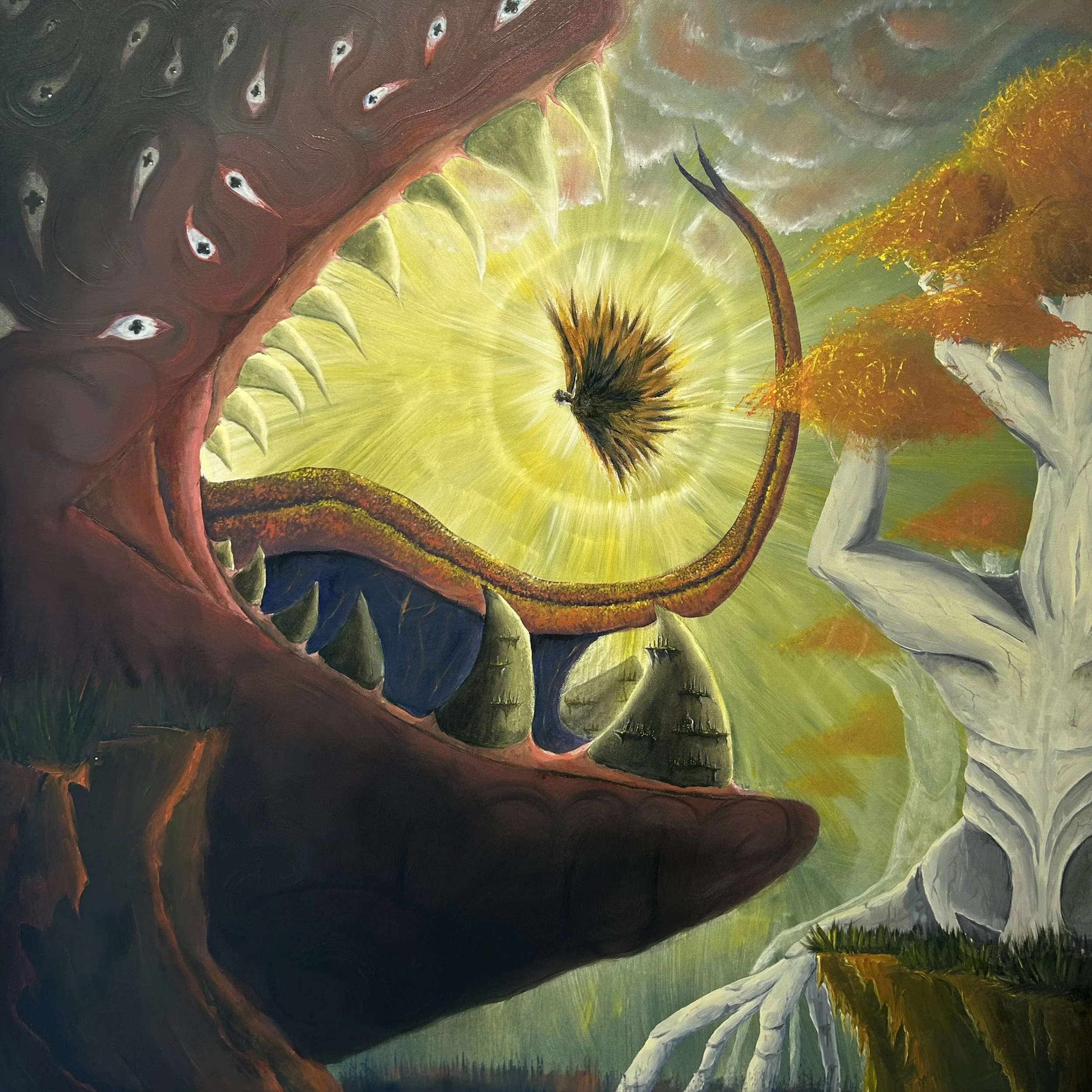 Datura #2 - Oil Painting