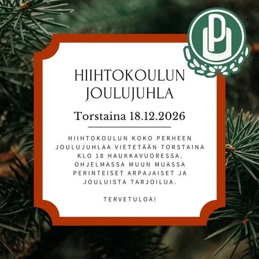 Hiihtokoulun joulujuhla