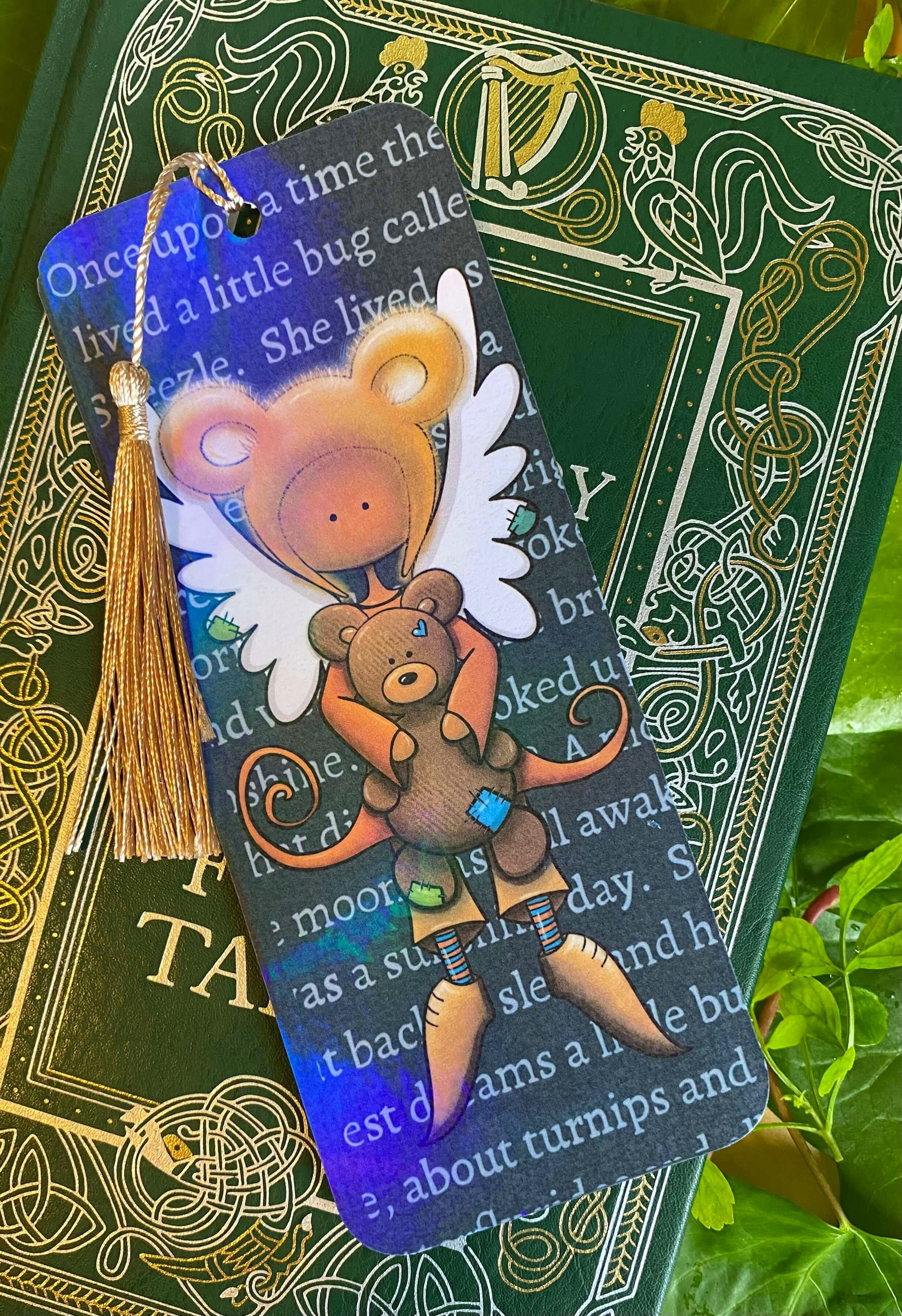 Little one cuddle bear bookmark