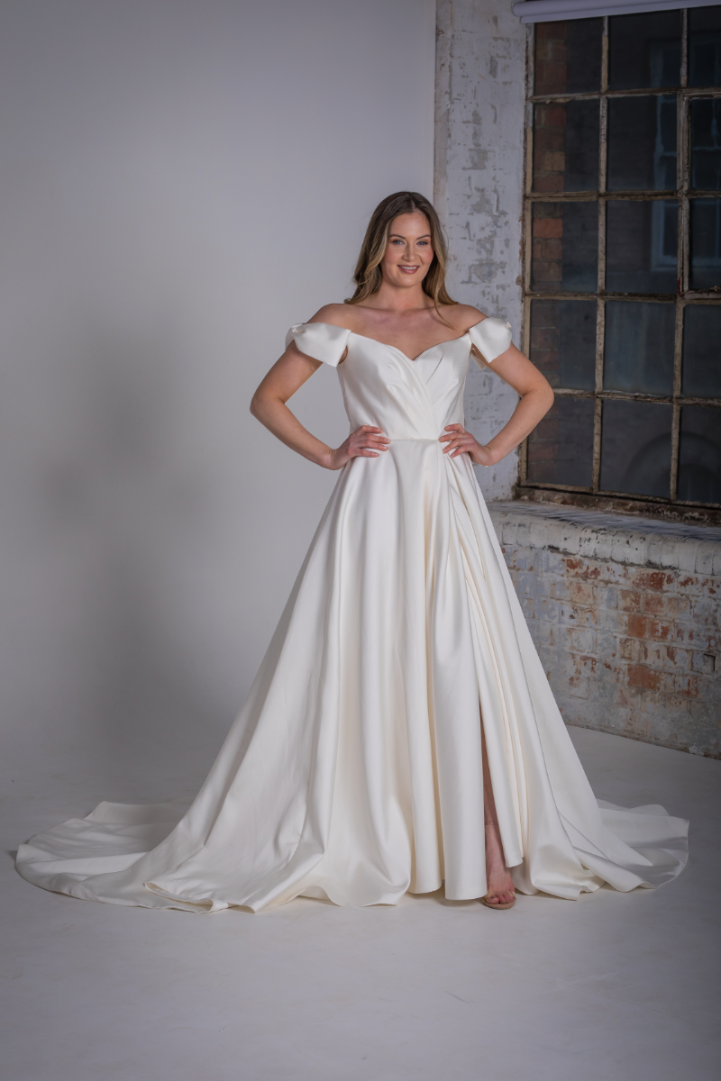 Chloe main Mikado Wedding Dress with detachable bows Orchid Collection Natalya James 2025-312.png