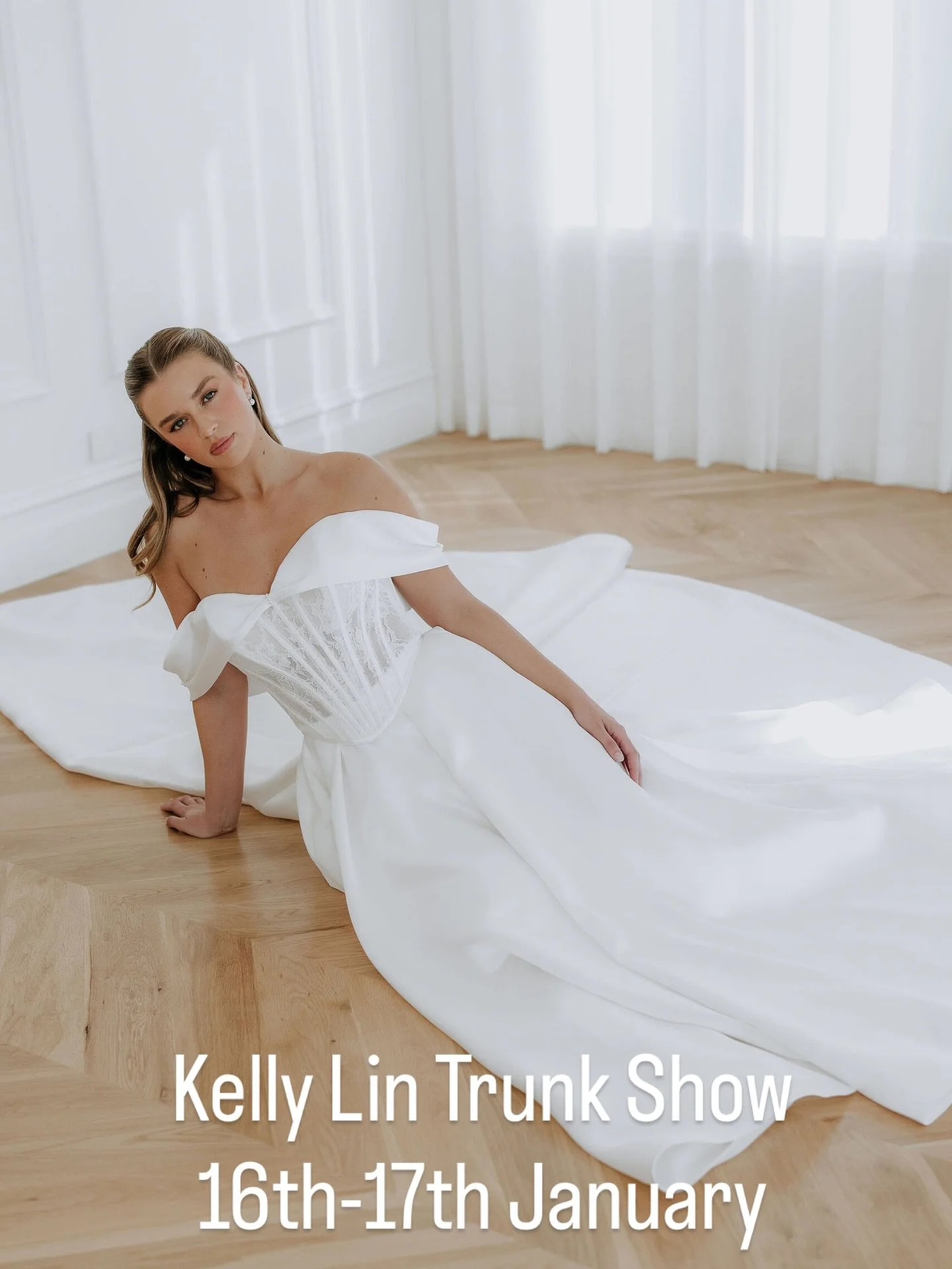 Kelly Lin &lsquo;Whispers of Grace&rsquo; Trunk Show 
16-17th January at our boutique in Ampthill

- Kelly Lin&rsquo;s latest collection titled &lsquo;Whispers of Grace&rsquo; will be available to try on in its entirety over the weekend of 16th-17th 