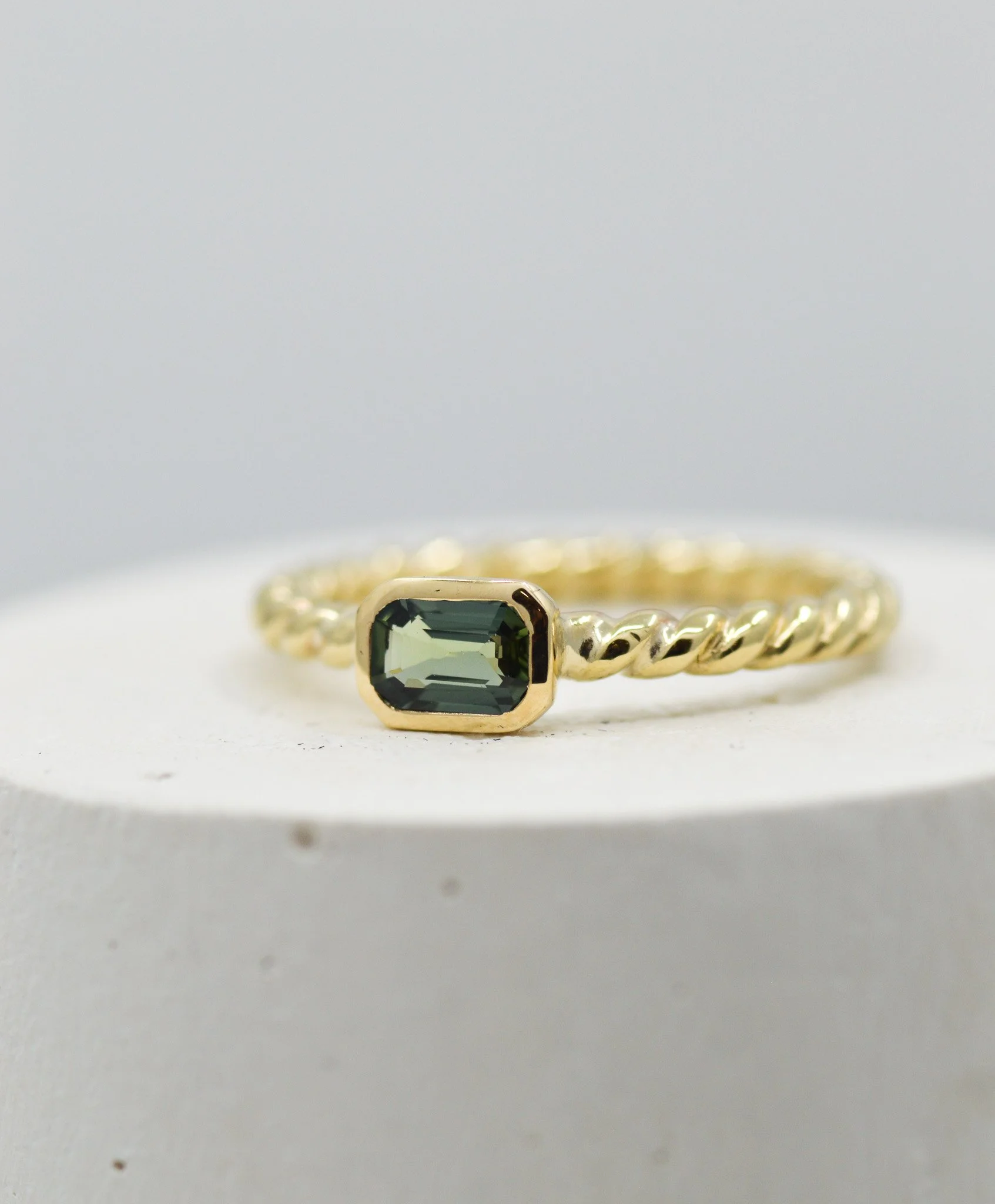 Sapphire Entwined Ring, 9ct Gold