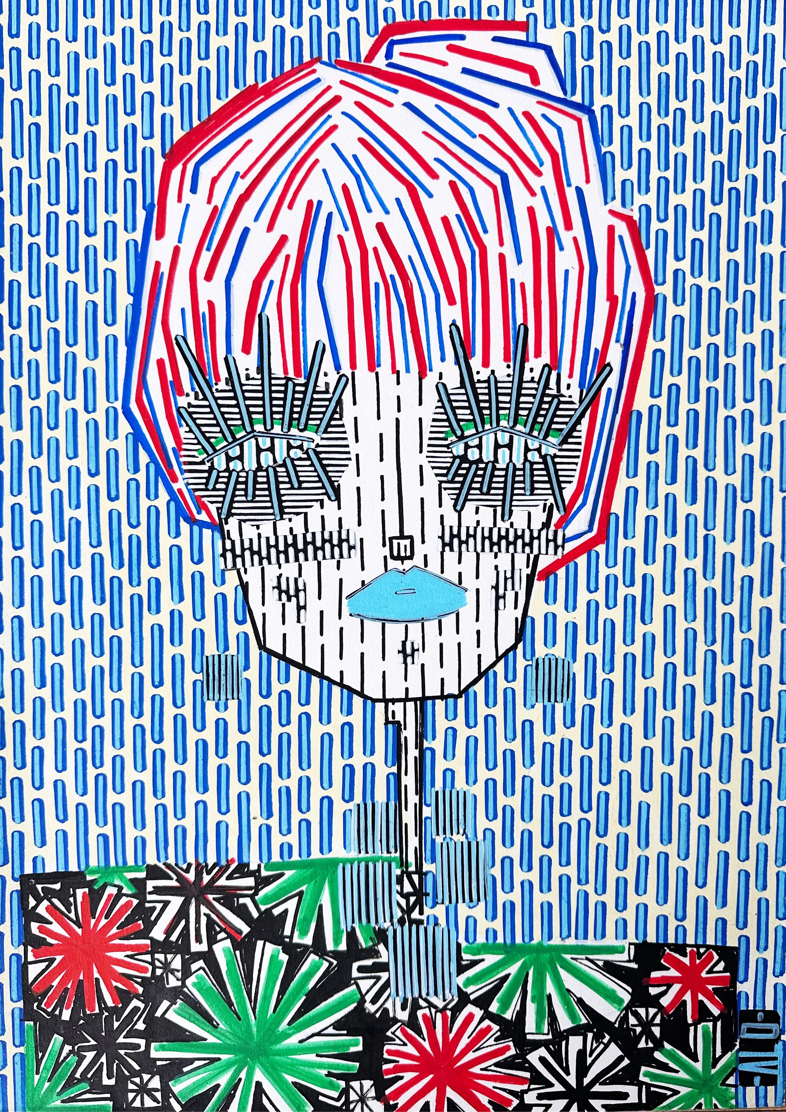 Original painting on paper A3