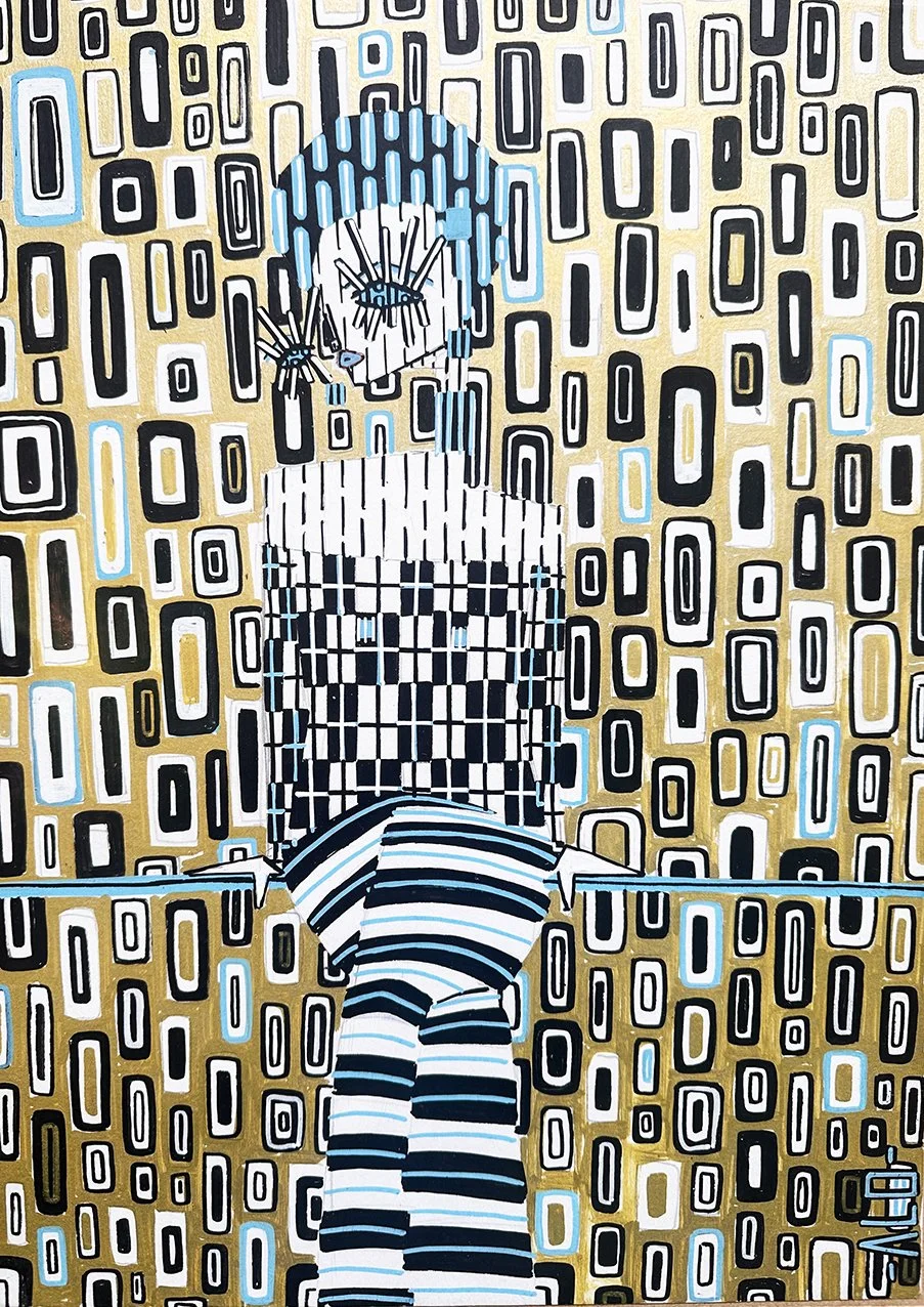 "Sophia" - 65x80 cm - Acrylic paint on canvas