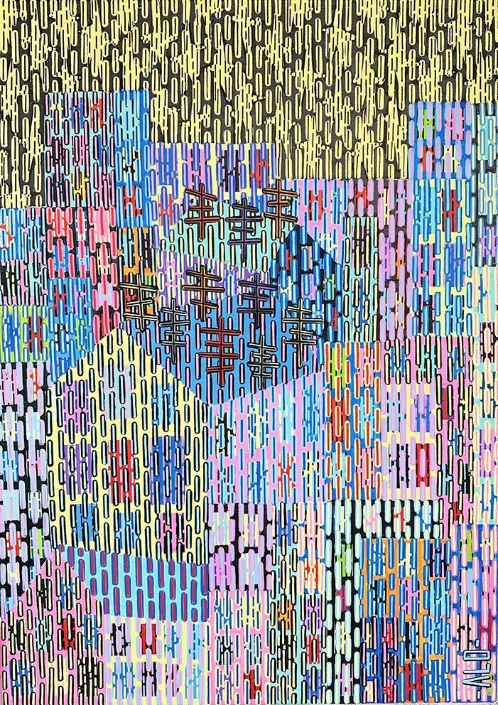 7.5 - "Urban Landscape" (11) - 50x70 cm - Acrylic paint on canvas