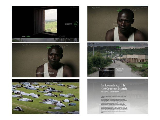 Behind the scenes, archival materials and essays  in  an  OFF AIR  Episode (screenshots)