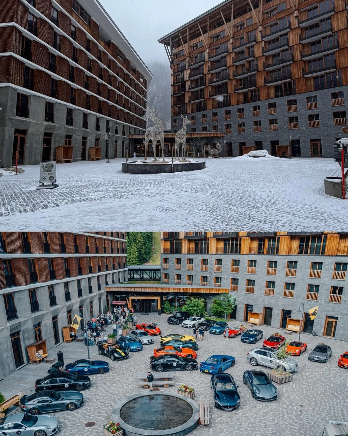 Wishing everyone a Merry Christmas from all of us here at EuroRun!

@radissonbluhotelandermatt looking slightly more wintery today than when we were here in June.