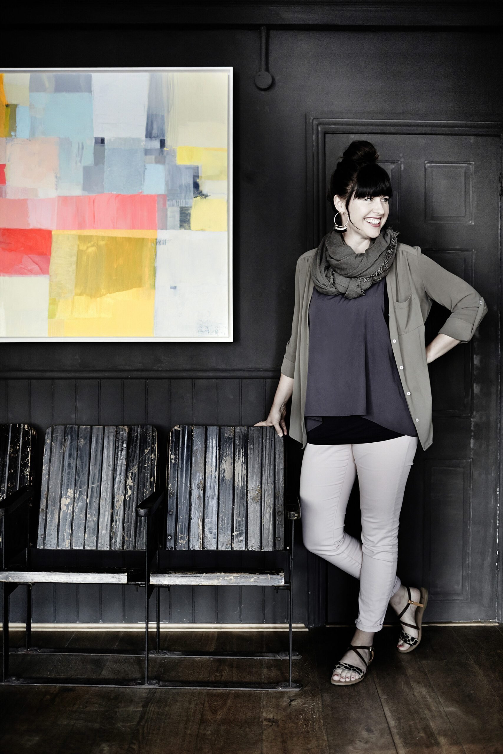 Behind the Easel - Jessica Ford