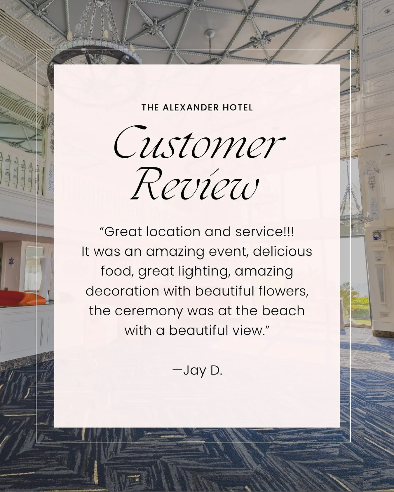 Thanks for celebrating with us Jay! 🥂

Looking for the perfect place to host your next event? Send us a DM or visit our website to get started: https://www.alexanderhotel.com/venues-at-the-alexander ✨