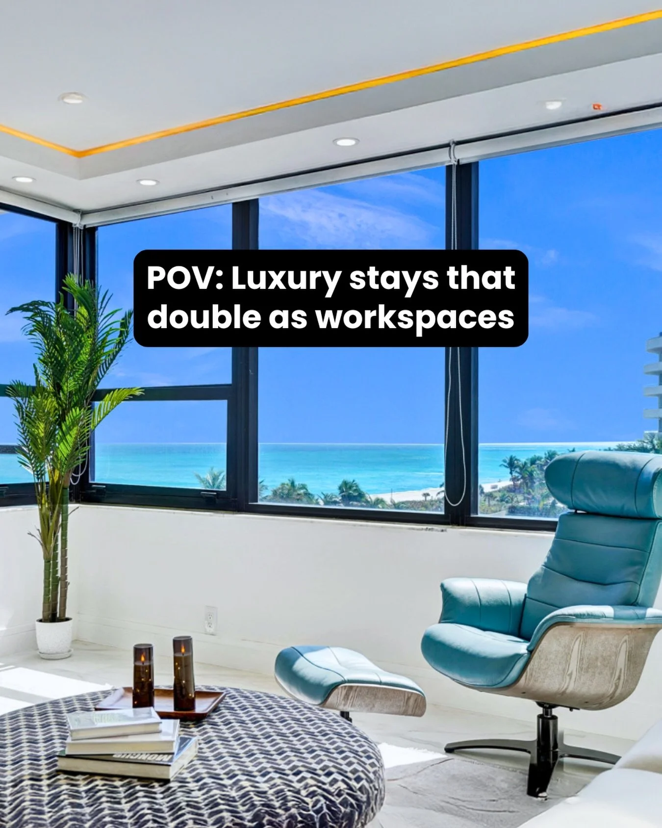 When your office for the day comes with ocean views like this&hellip; you may never want to clock out. 

Experience luxury stays at The Alexander Hotel. Book with us and make every workday feel like a vacation. 🌴🌊