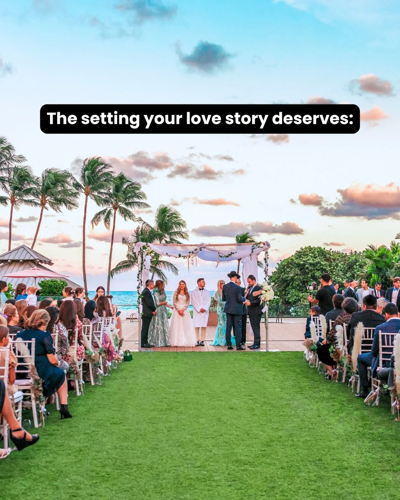 The setting your love story deserves&mdash;stunning beach views, beautiful outdoor seating, and a gentle ocean breeze. 

From &ldquo;I do&rdquo; to the last dance, The Alexander Hotel is where unforgettable moments begin. ✨ 

#thealexander #miamiwedd