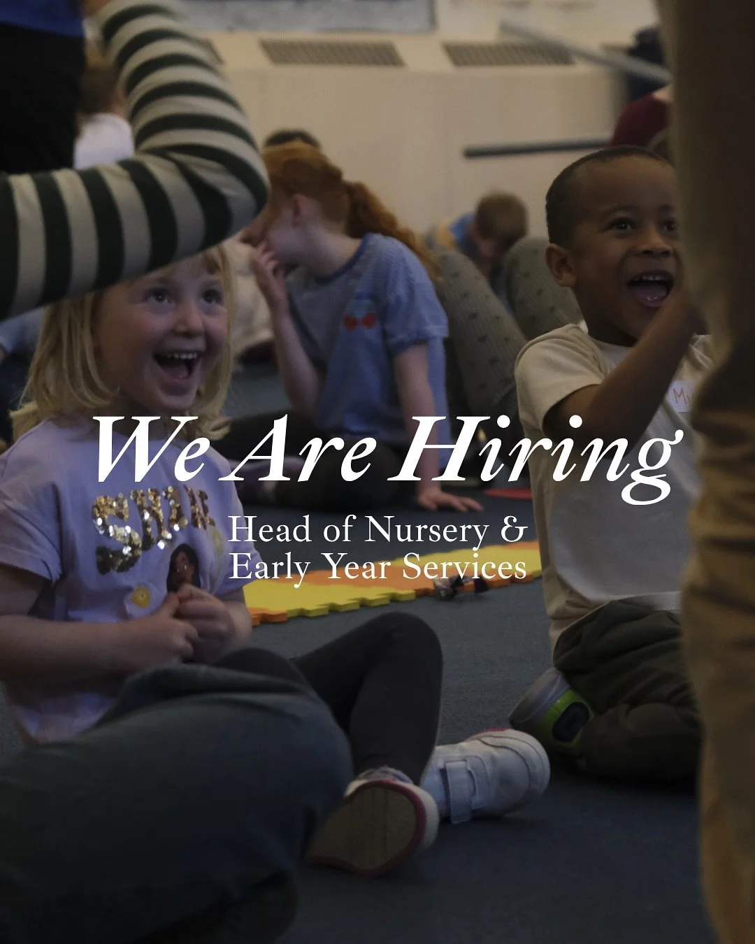JOIN THE TEAM💼

We&rsquo;re looking to recruit someone to the new role of Head of Nursery &amp; Early Years Services. This person will provide strategic leadership to STC Nursery, building on its outstanding service to the church family and wider co