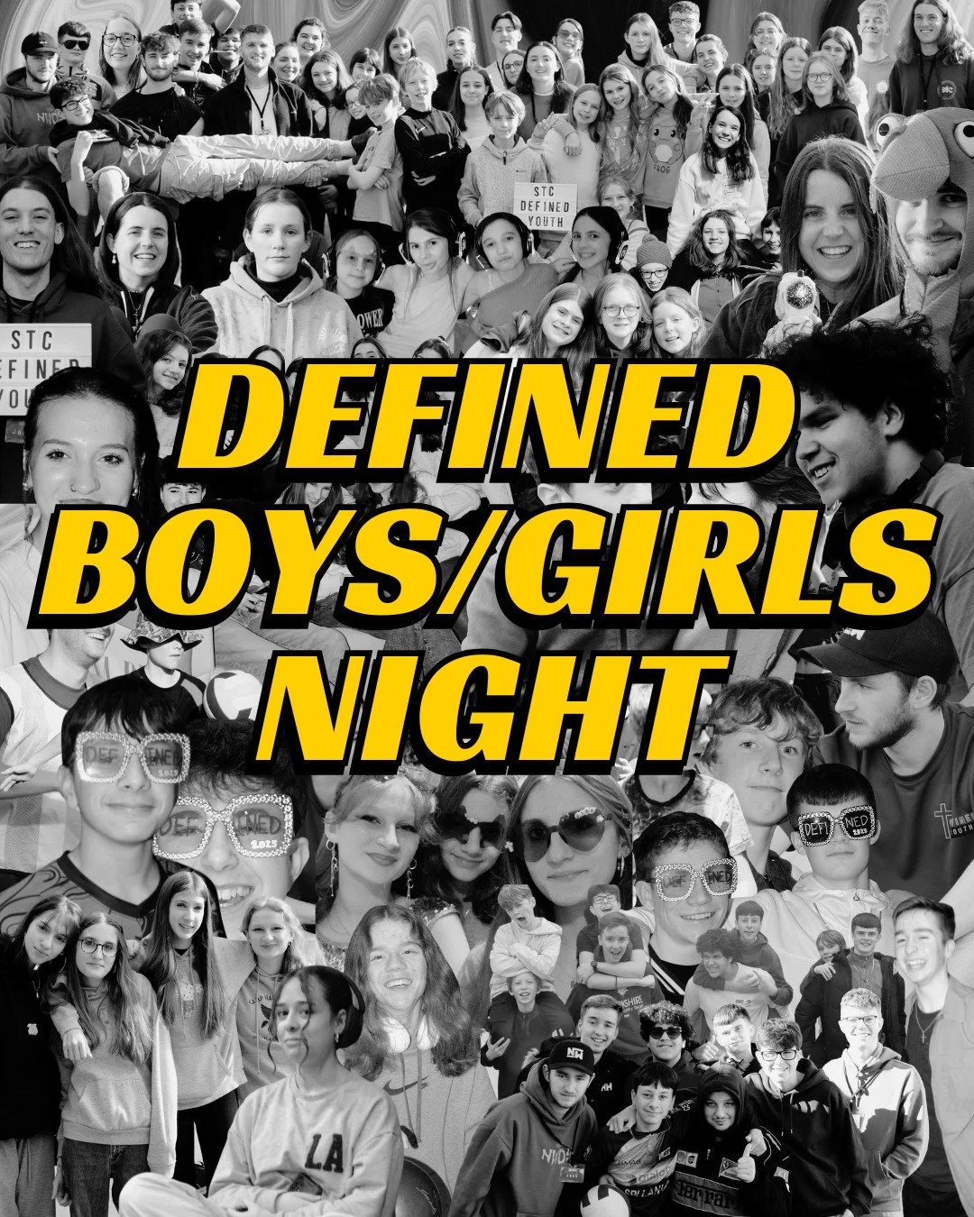 📣 Announcement 📣 

Just a reminder we have our Boys/Girls Night coming up next month. It&rsquo;s a chance for you to ask questions about being a Christian in non-Christian world and talk about challenges that this generation face. 🗣️

Details: 
📍