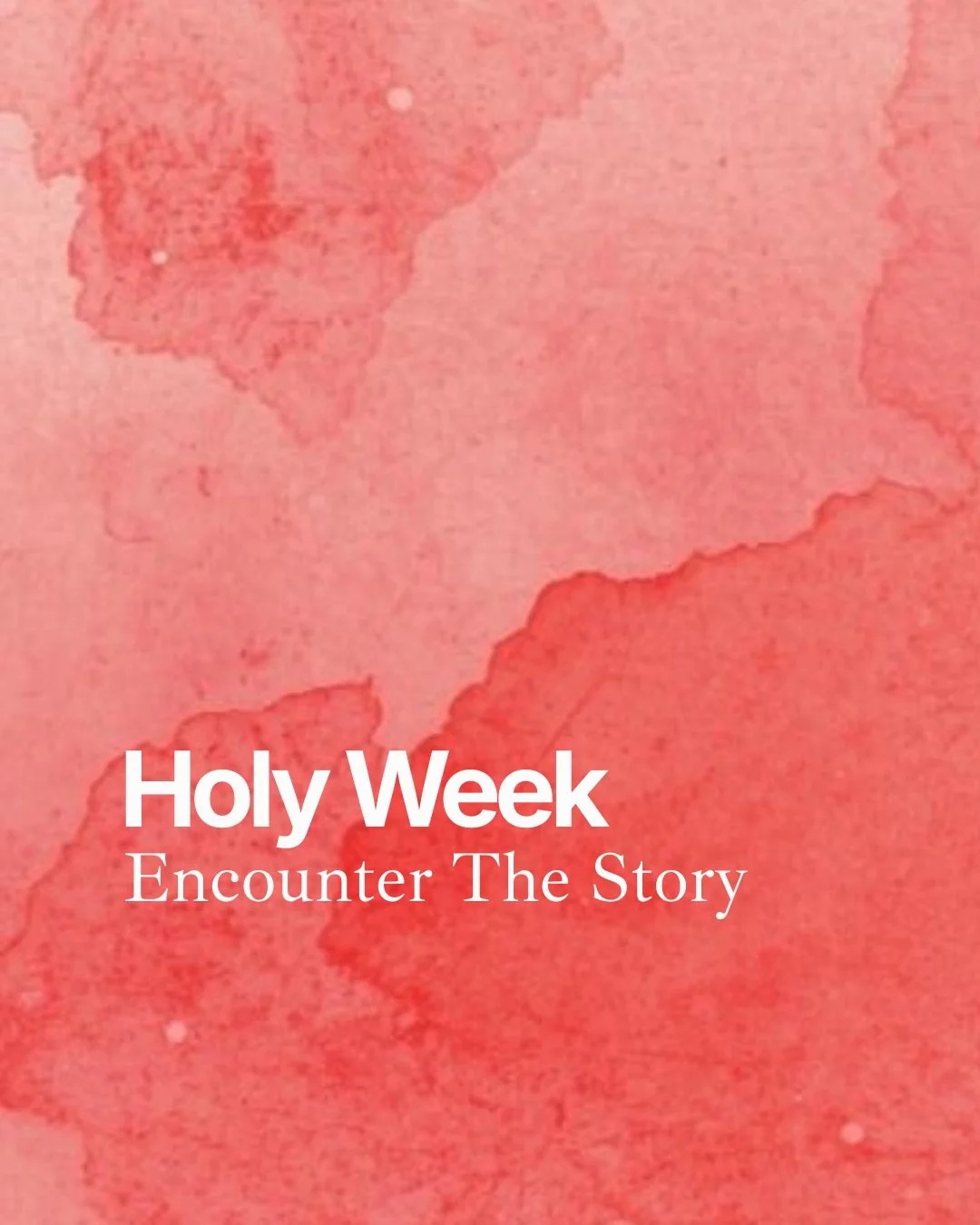 Encounter the story of Jesus this Holy Week🖤

Join us this week, Monday to Thursday for a Prayer Breakfast from 7-7:30am and for Holy Week Meditations from 8-9:15pm✝️