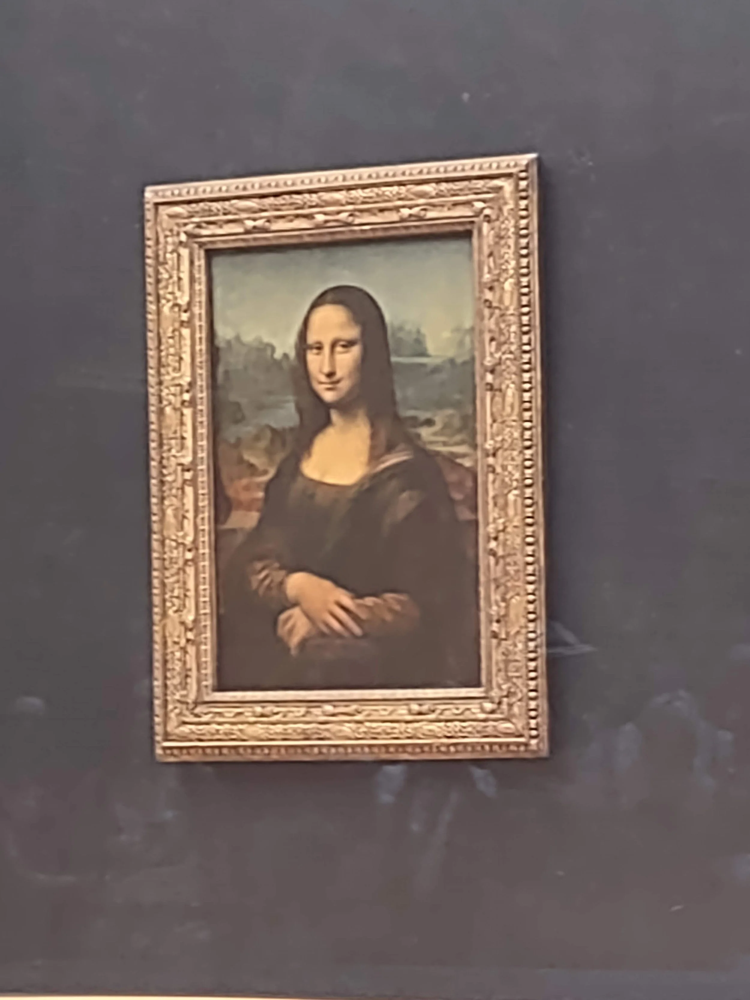 Picture of the Mona Lisa.