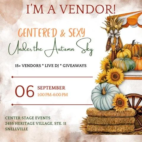 Centered and Sexy Under the Autumn Sky Pop Up