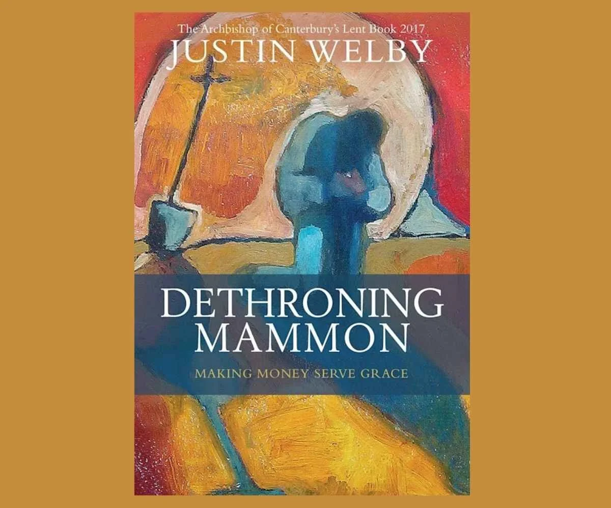 Book cover, oil painting of man in sunset