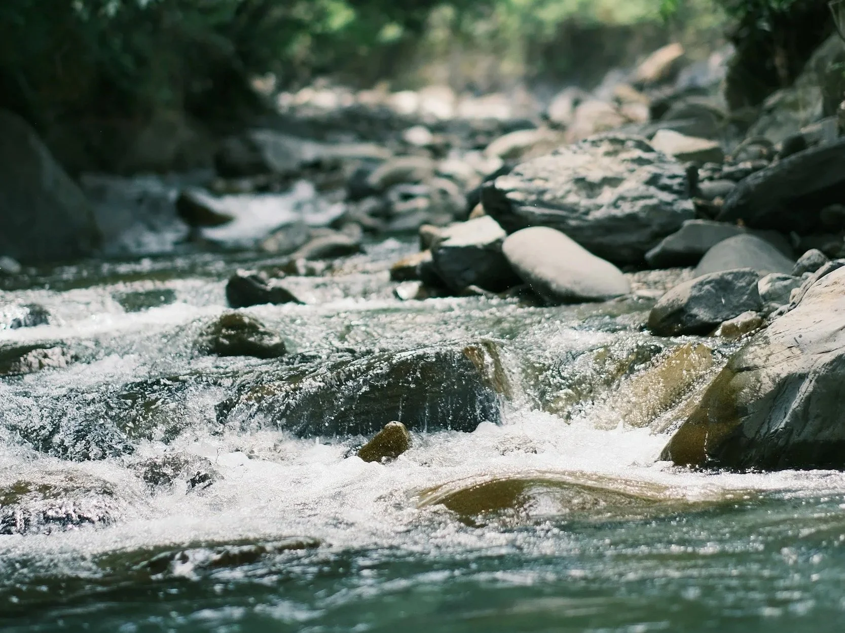 3 Bibles stacked, the middle one is worn with frayed edges and blurred text