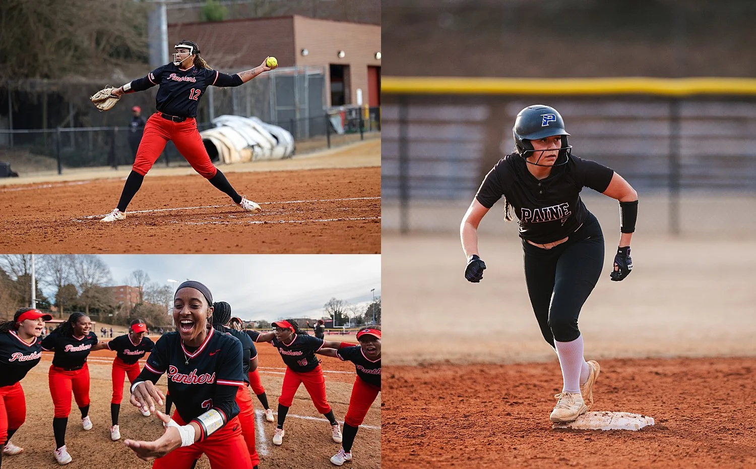  high school athletes play softball showing when to book a photographer 