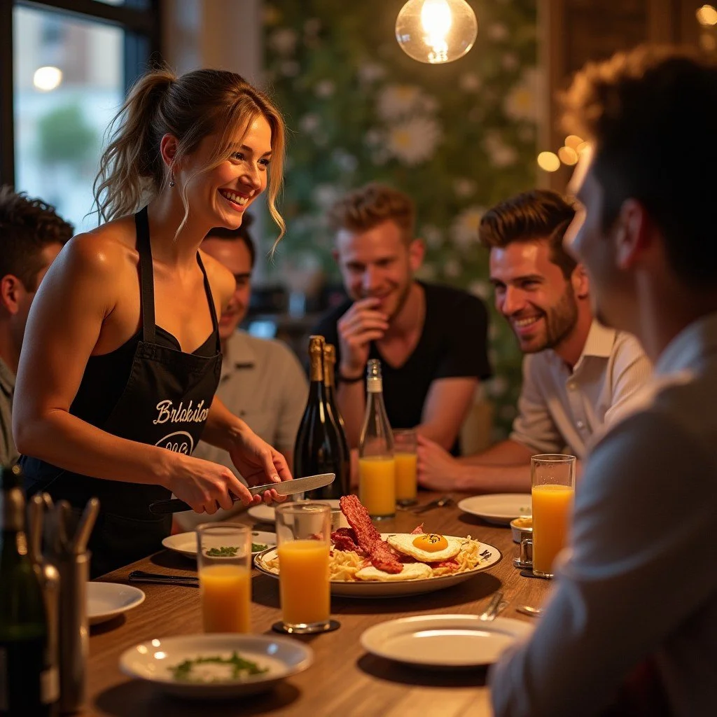 Topless Breakfast Service