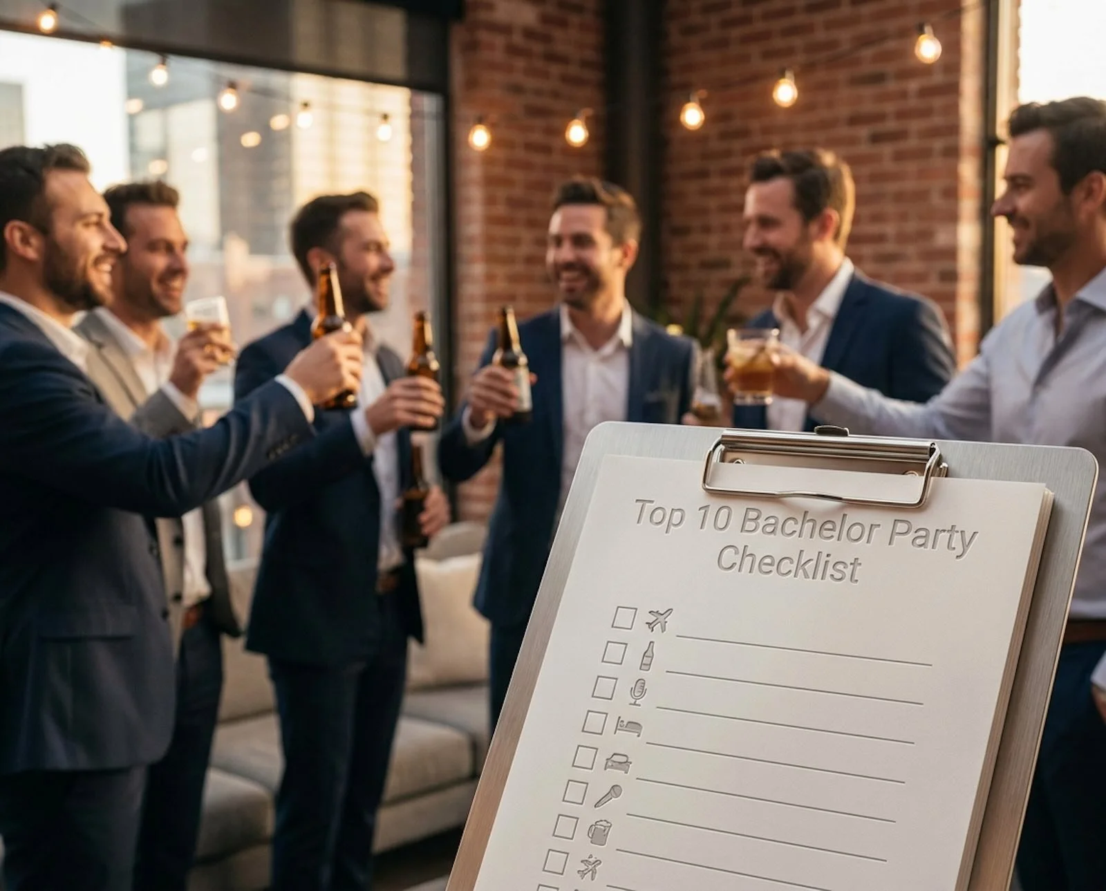 Bachelor party checklist