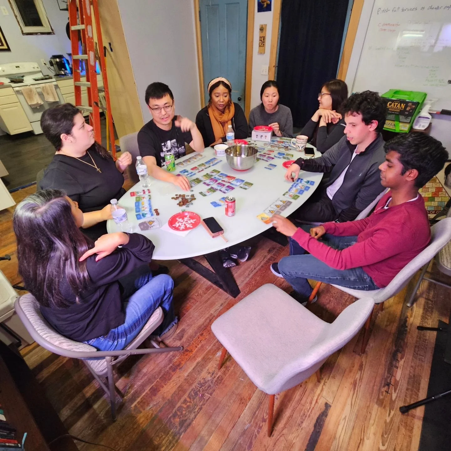 We had a great game night last Friday. Our group played codenames, Machi Koro, Mille bornes, and overcooked. Thanks to everyone who came out! Want to join our next game night? Send us a message for details.

#youngadultgamenight #christianyoungadults