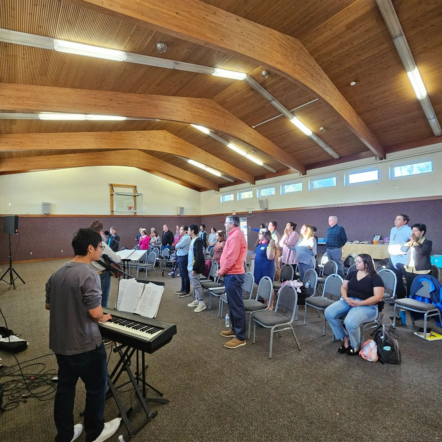 Our weekly prayer meetings are always a great time of praising the Lord together as a united body of believers. Our prayer meetings alternate between Frederick and College Park and typically go from 4:00 to 5:30 PM, with refreshments afterwards. Inte