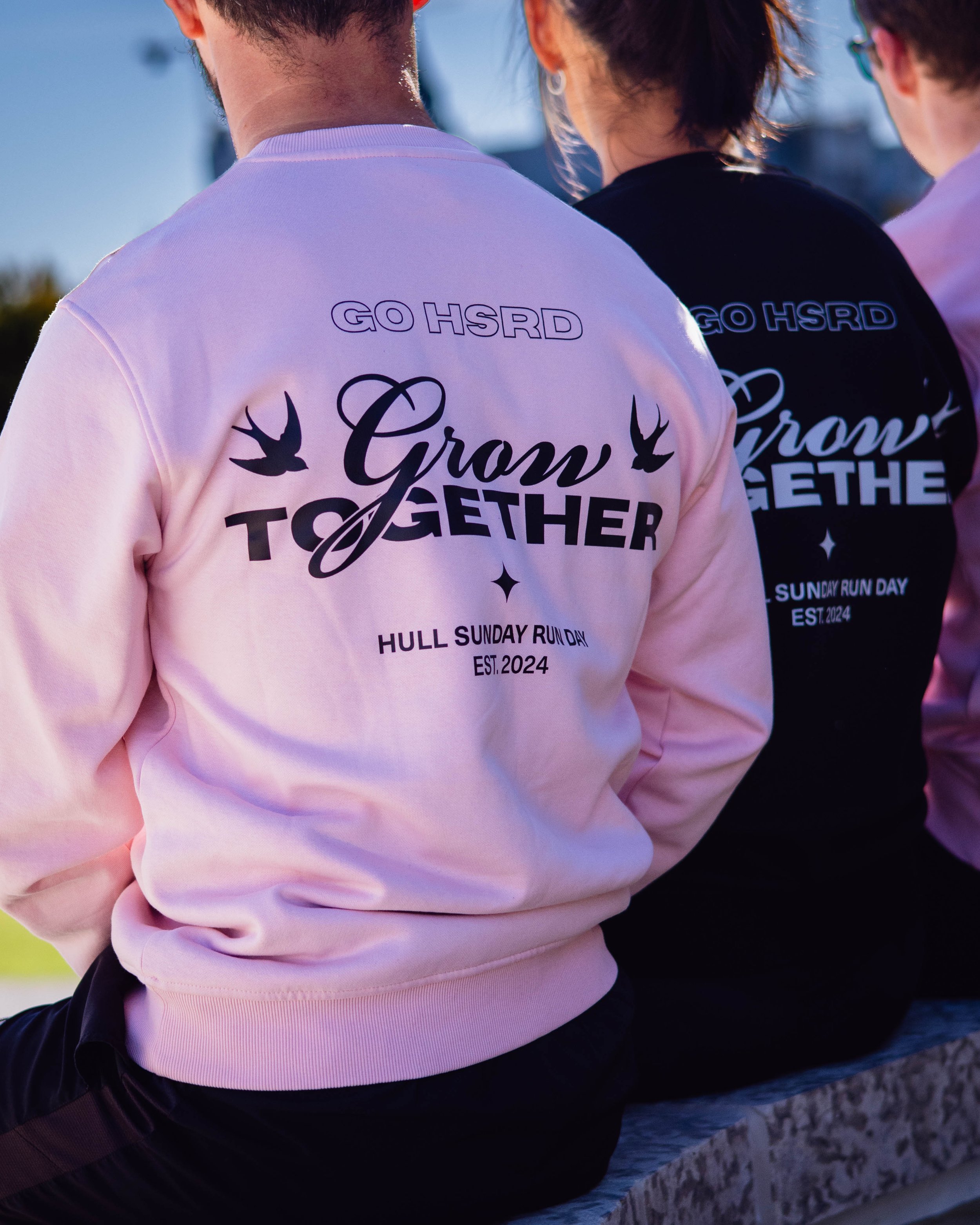 Grow Together Crewneck in Pink