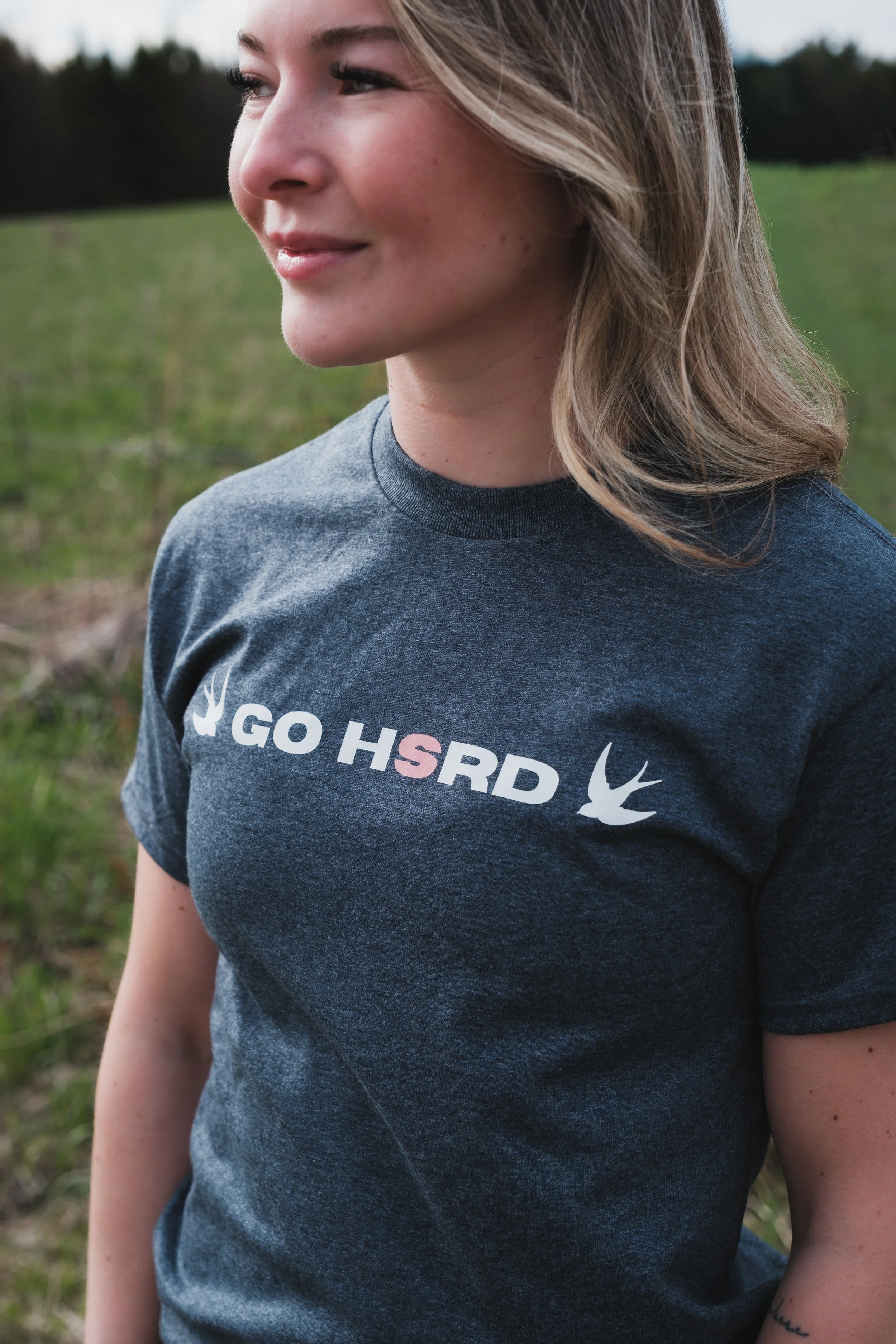 Grow Together Tee in Charcoal