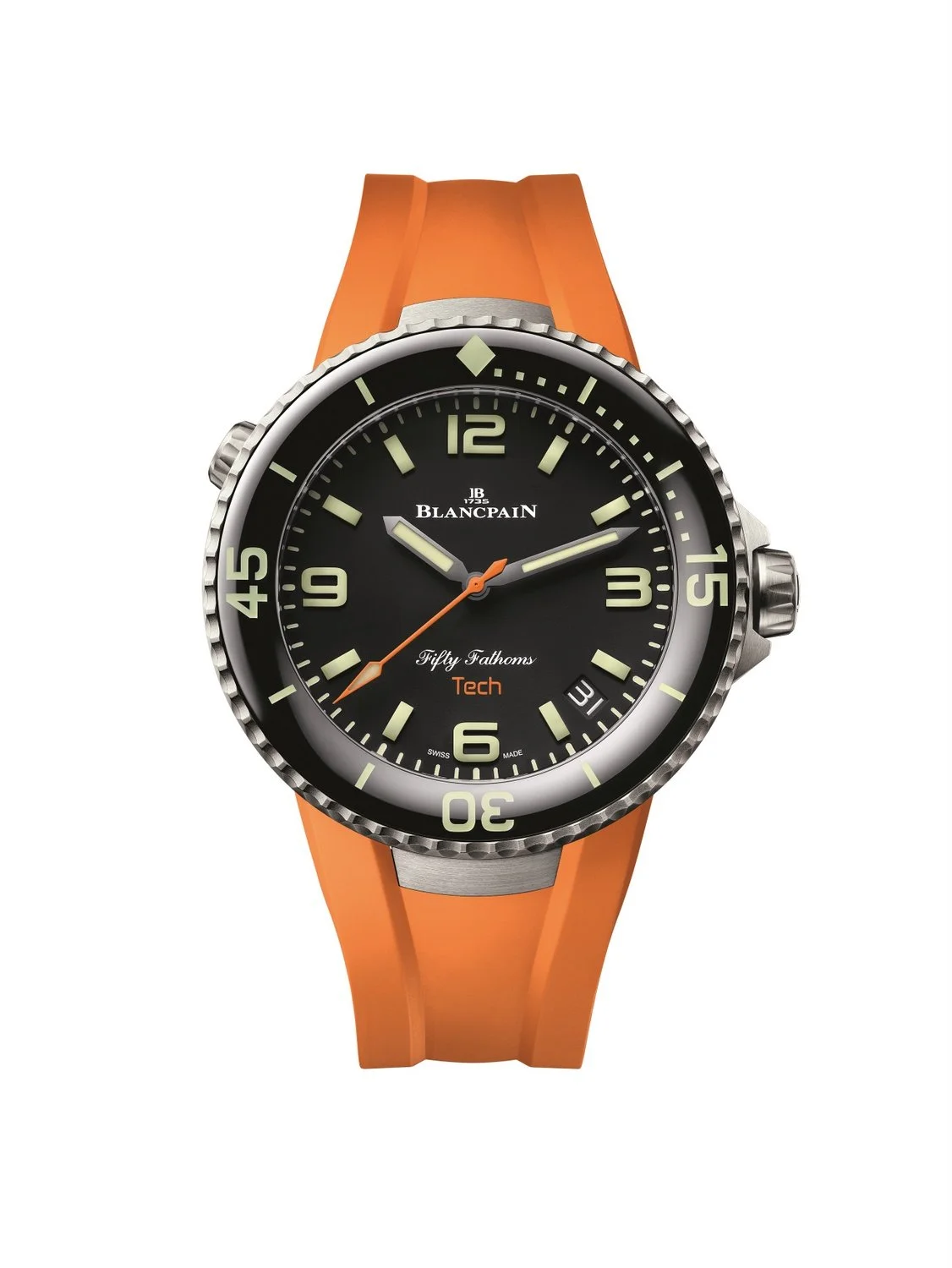 最佳专业运动腕表：BLANCPAIN 宝珀 五十噚 Tech-nicolors