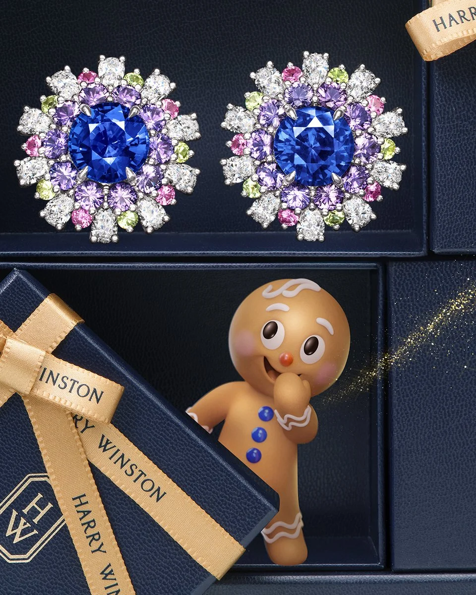 Winston Candy高级珠宝耳环