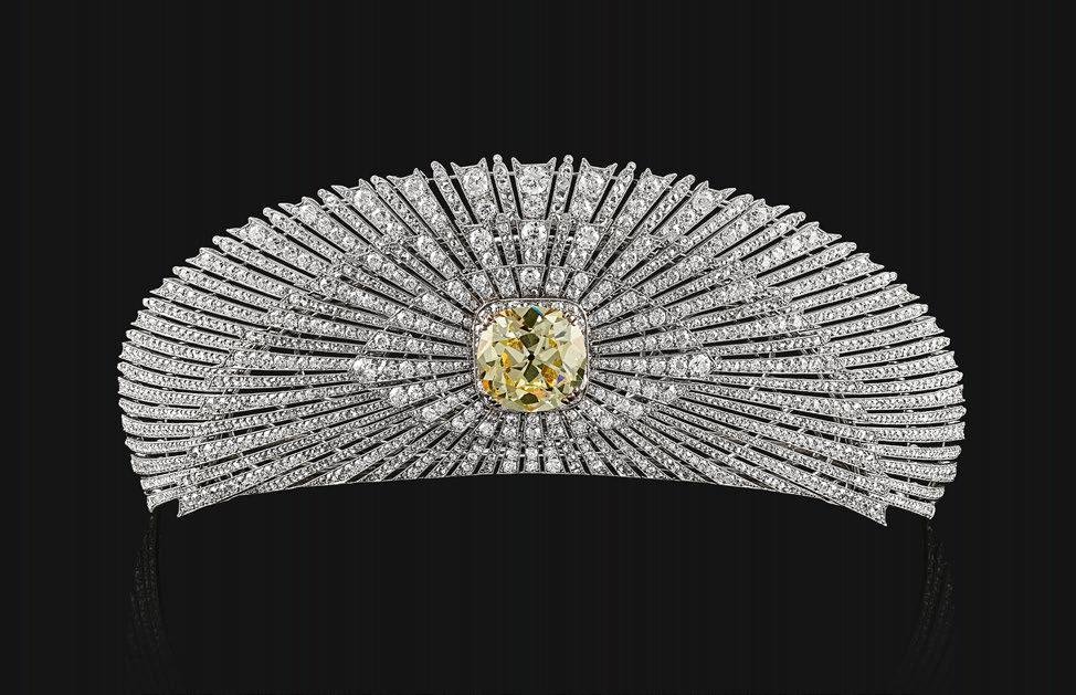王朝珠宝 Dynastic Jewels/巴黎海军府/Sun Tiara  Cartier Paris, 1907