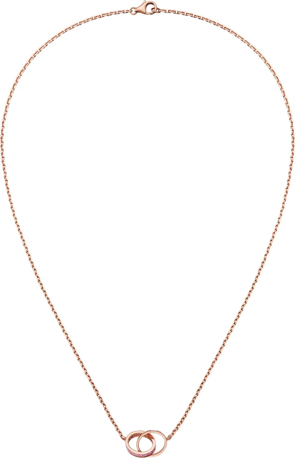 Cartier LOVE系列2026七夕特别款玫瑰金与粉色蓝宝石珠宝