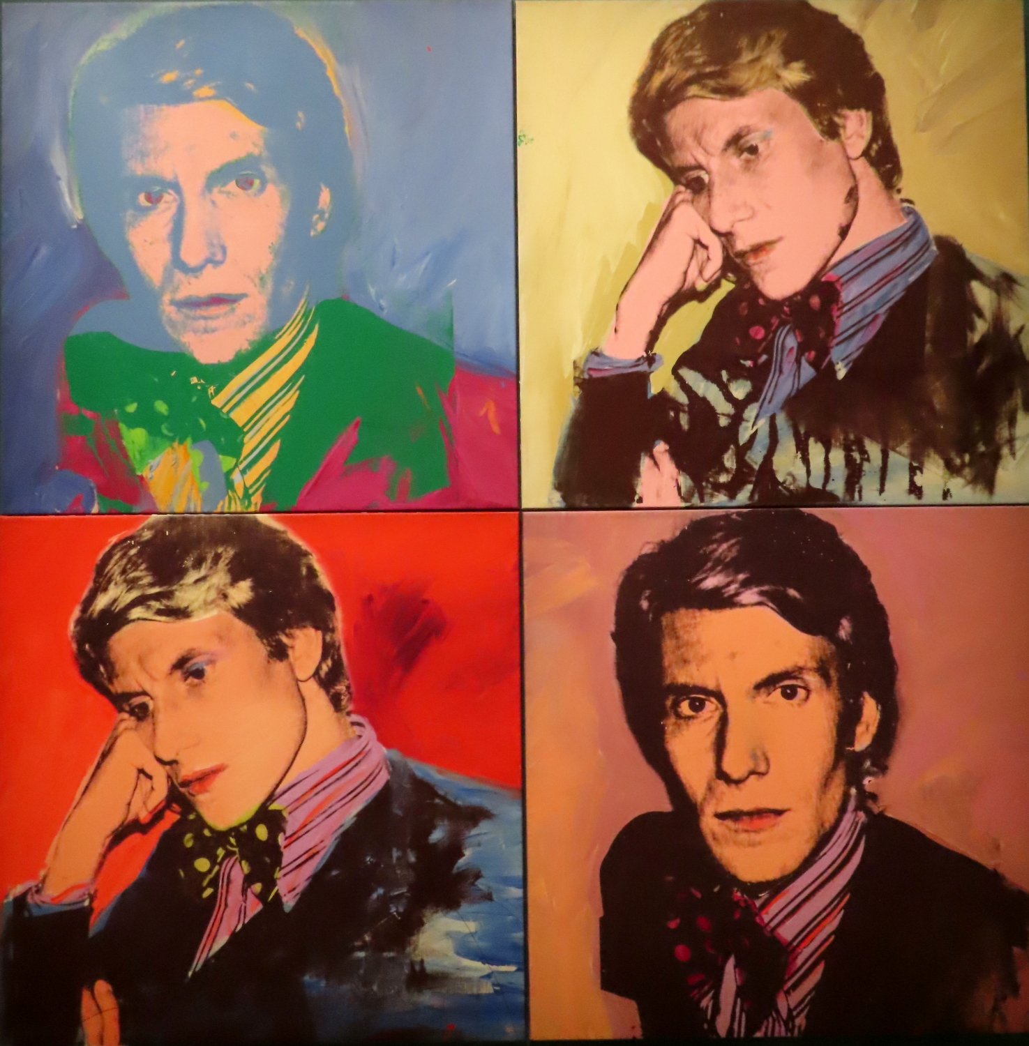 andy warhol/Portraits d'Yves Saint Laurent 1972