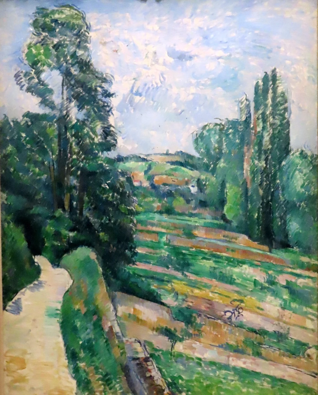 PAUL CEZANNE/La Campagne d’Auvers-sur-Oise/1881-1882