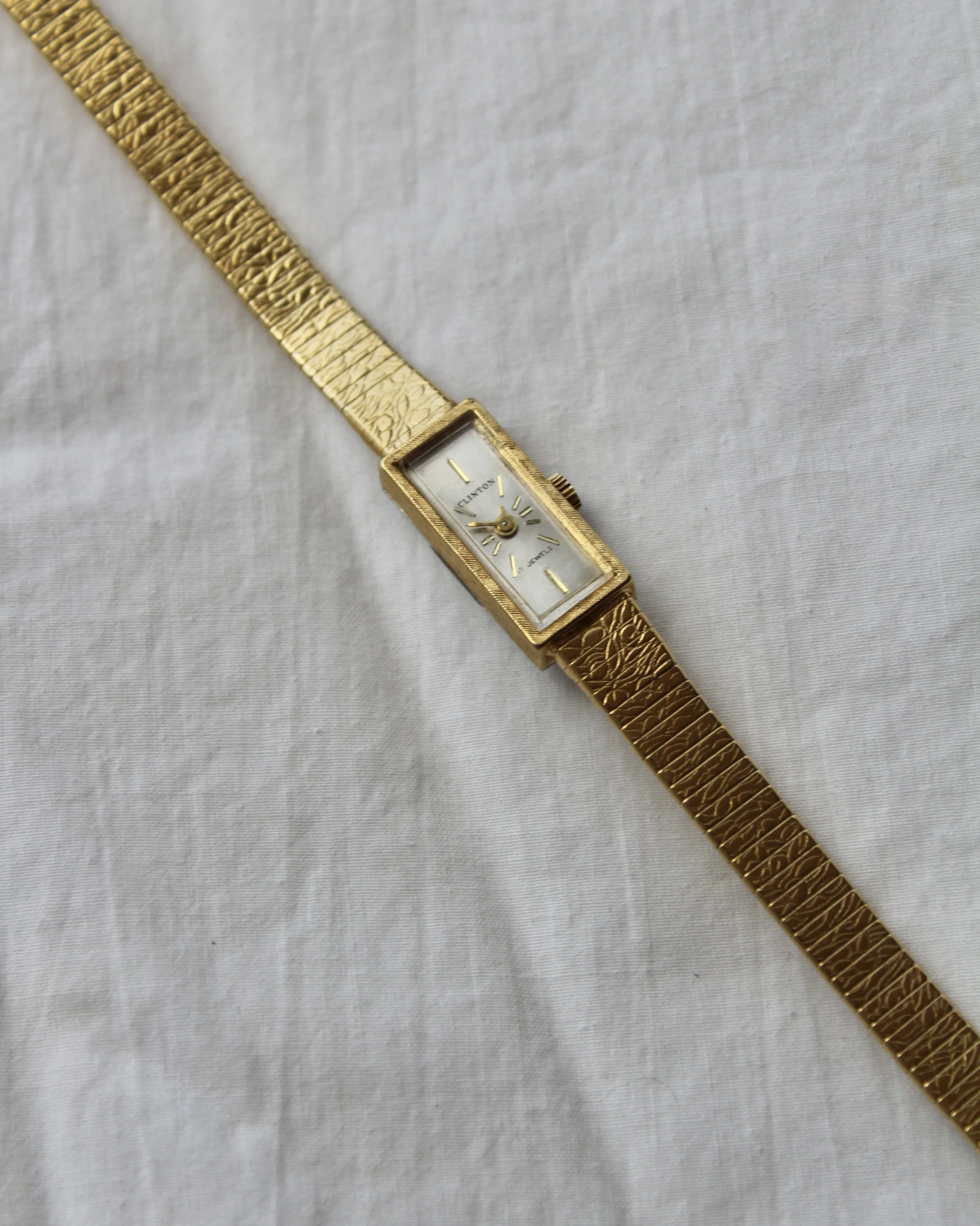 50s/60s Clinton Rectangular Watch