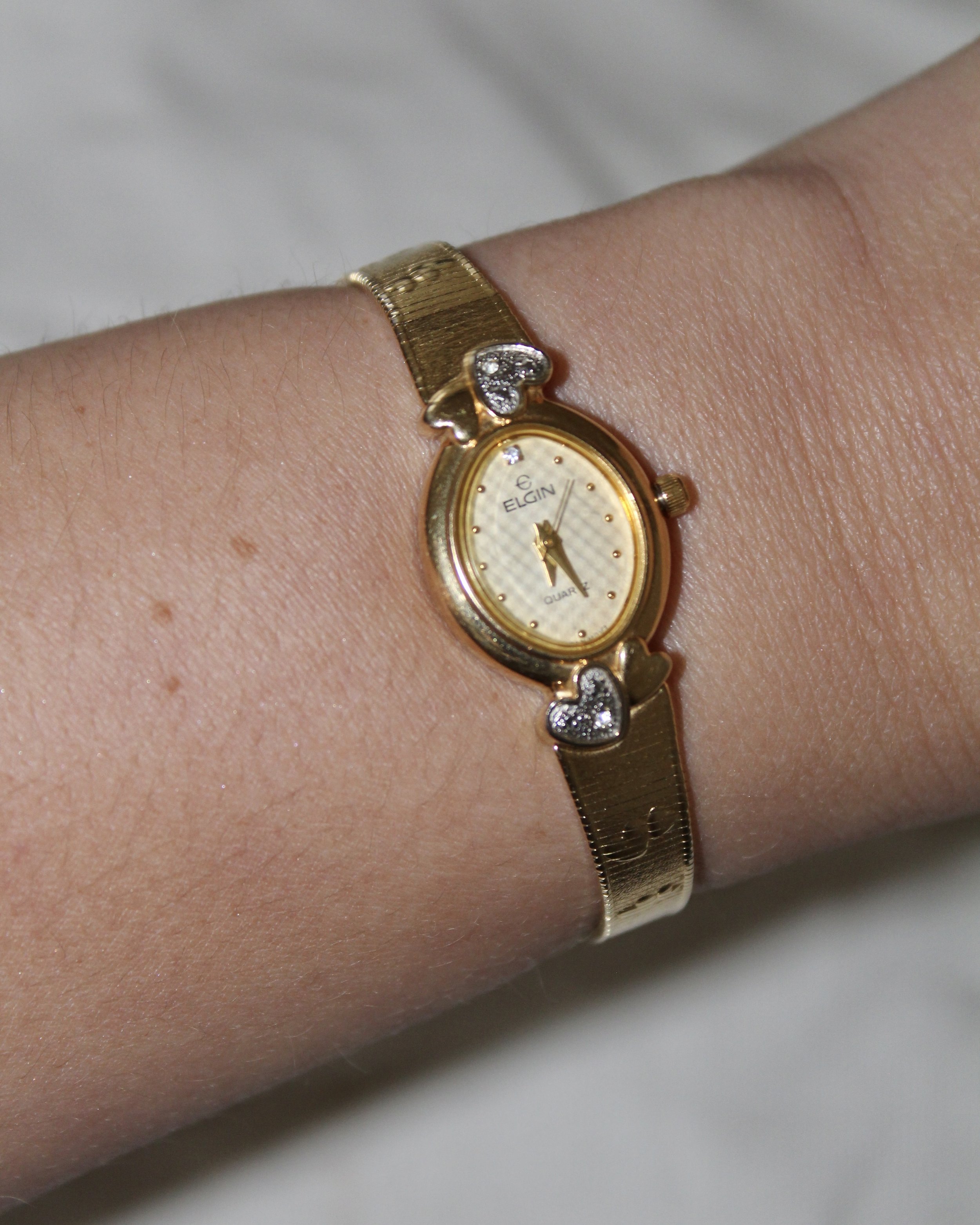 Vintage Elgin Dainty Heart Watch