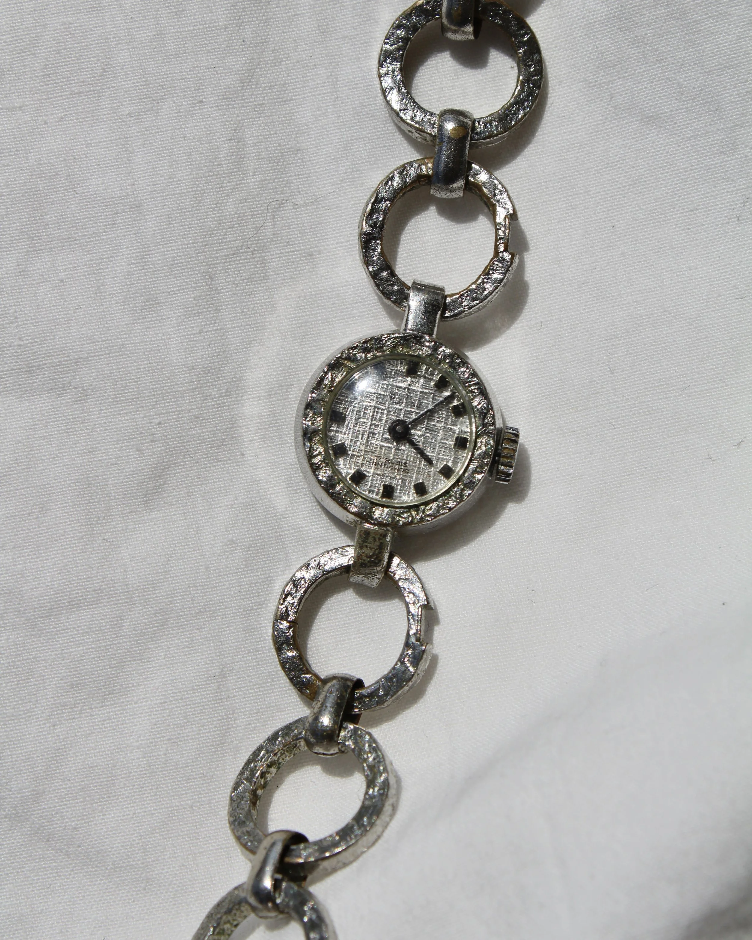 1960s Silver Circle Band Watch