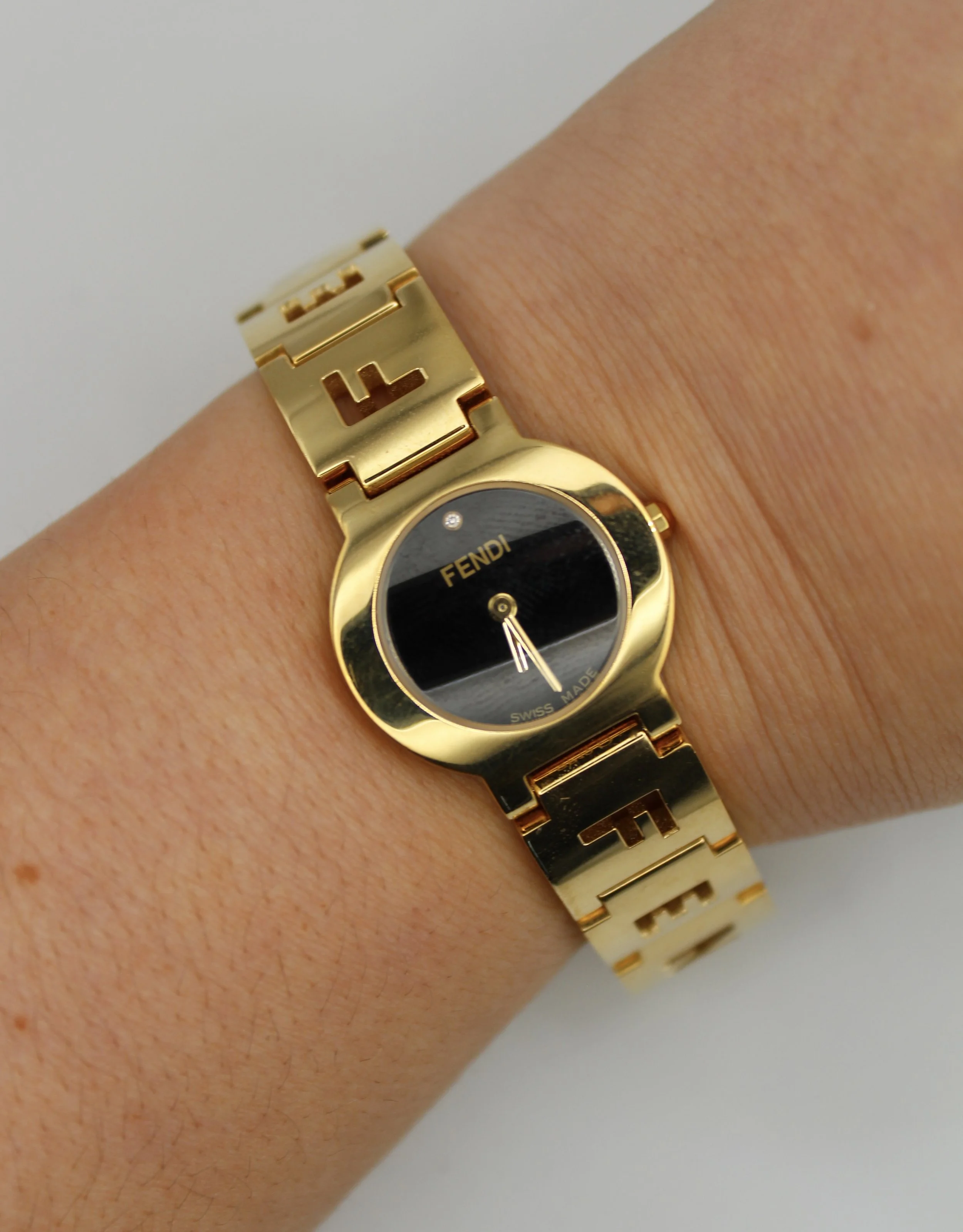 Vintage Fendi Black Dial Watch